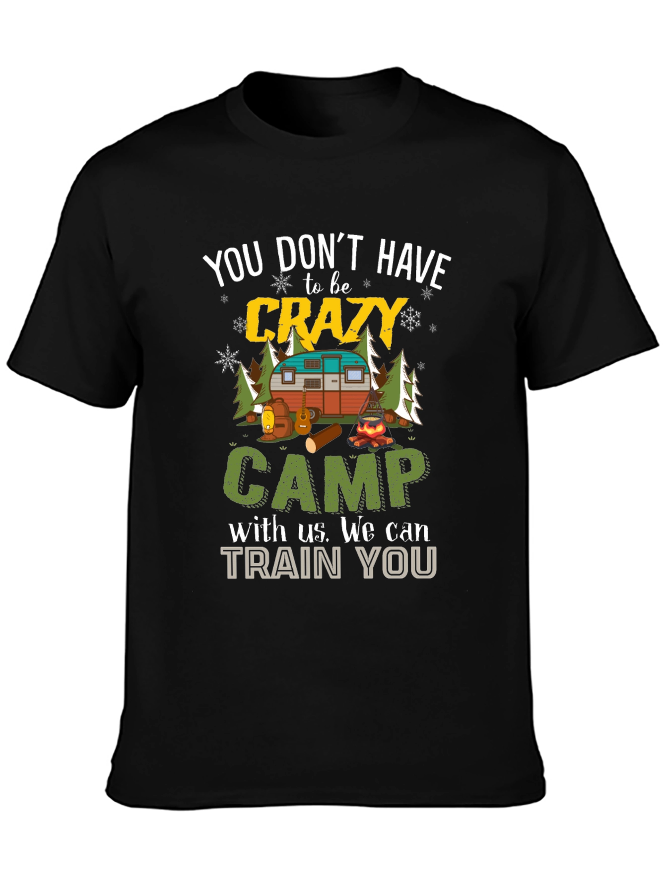 Crazy Camper Graphic T-Shirt