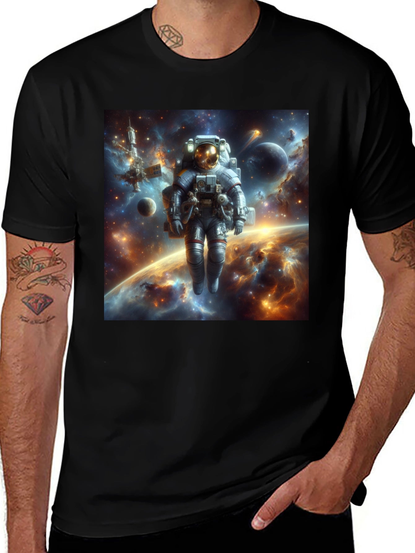 Astronaut Space Galaxy T-Shirt