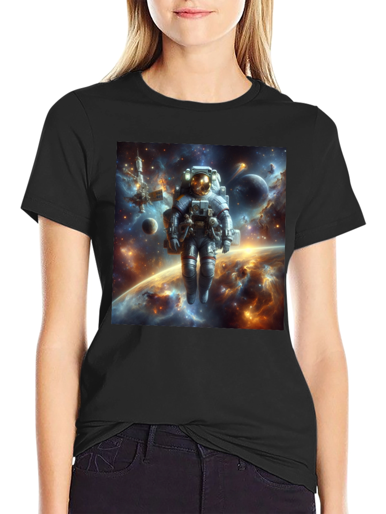 Astronaut Space Galaxy T-Shirt