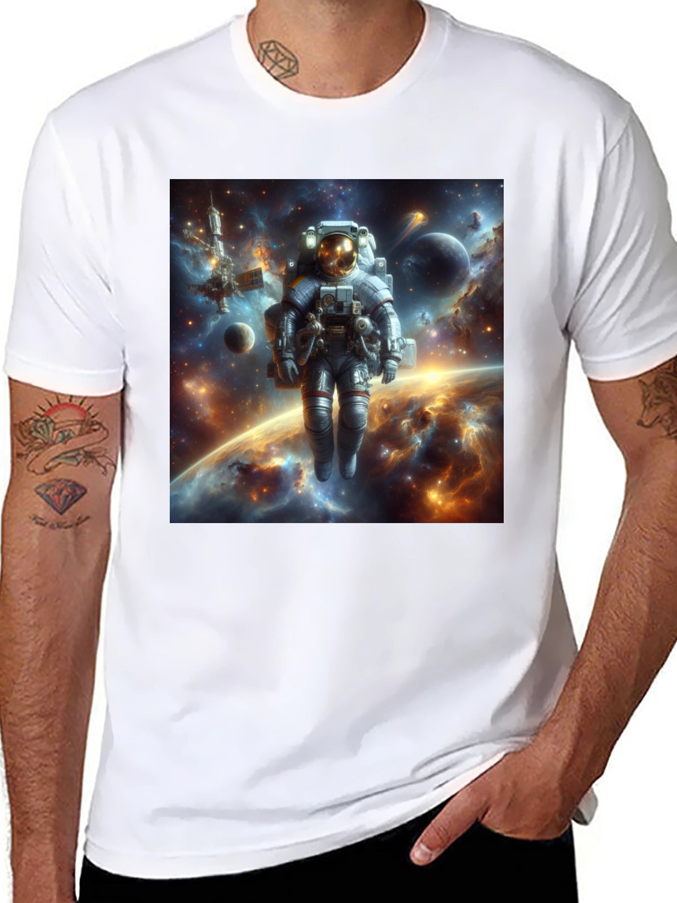 Astronaut Space Galaxy T-Shirt