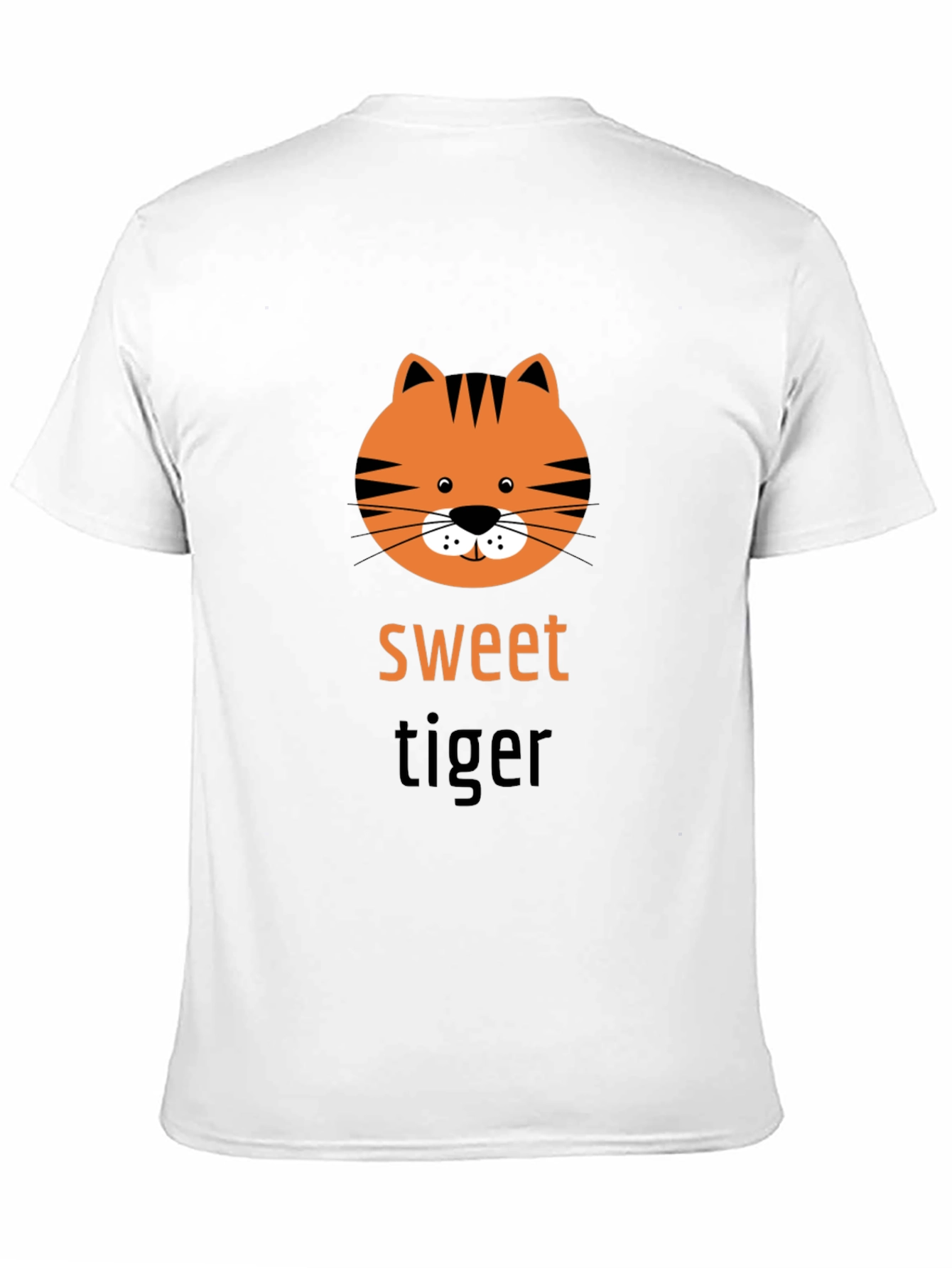 Sweet Tiger Graphic Tee - Trendy Unisex T-Shirt