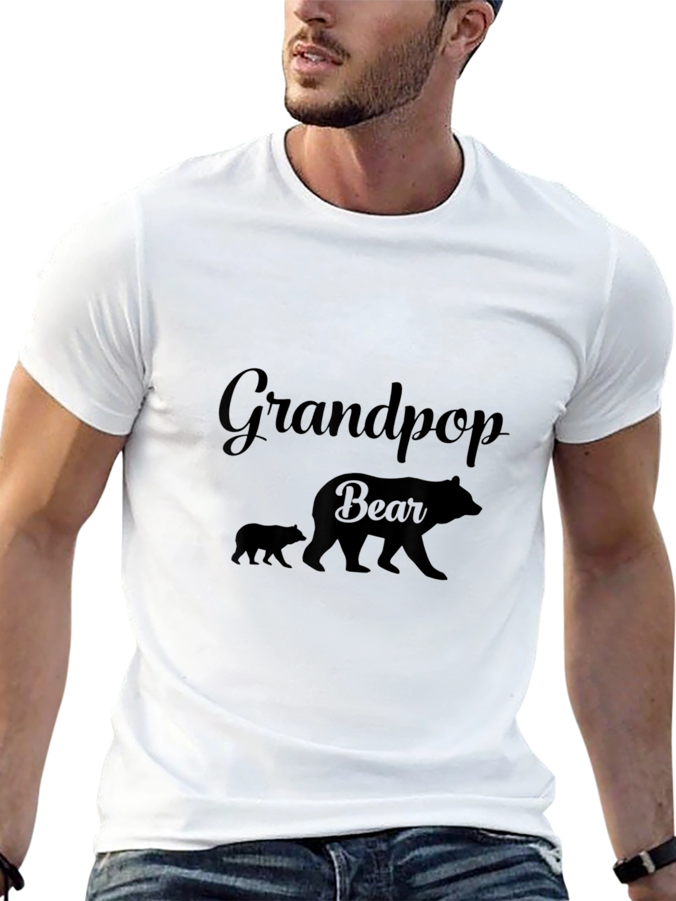 Grandpop Bear Graphic T-Shirt