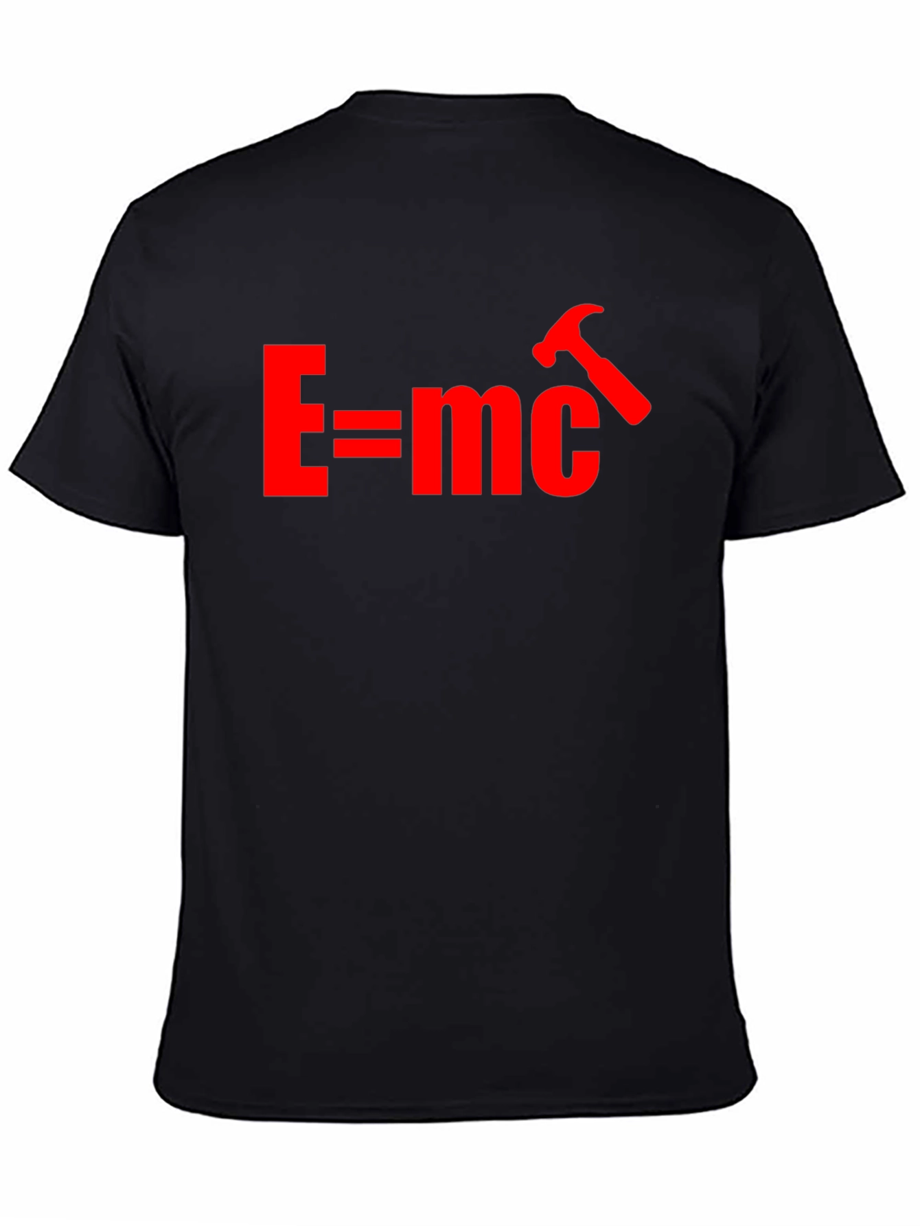 Funny Physics T-Shirt - E=mc Hammer