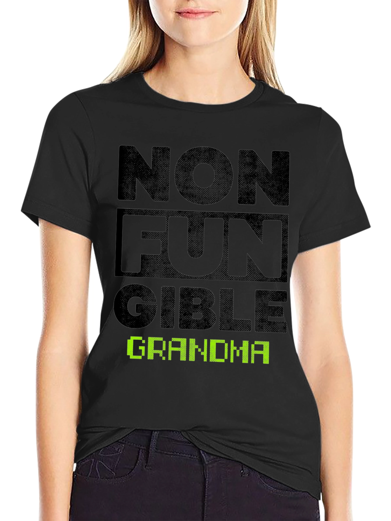 Non Fungible Grandma Graphic T-Shirt - Novelty Tee