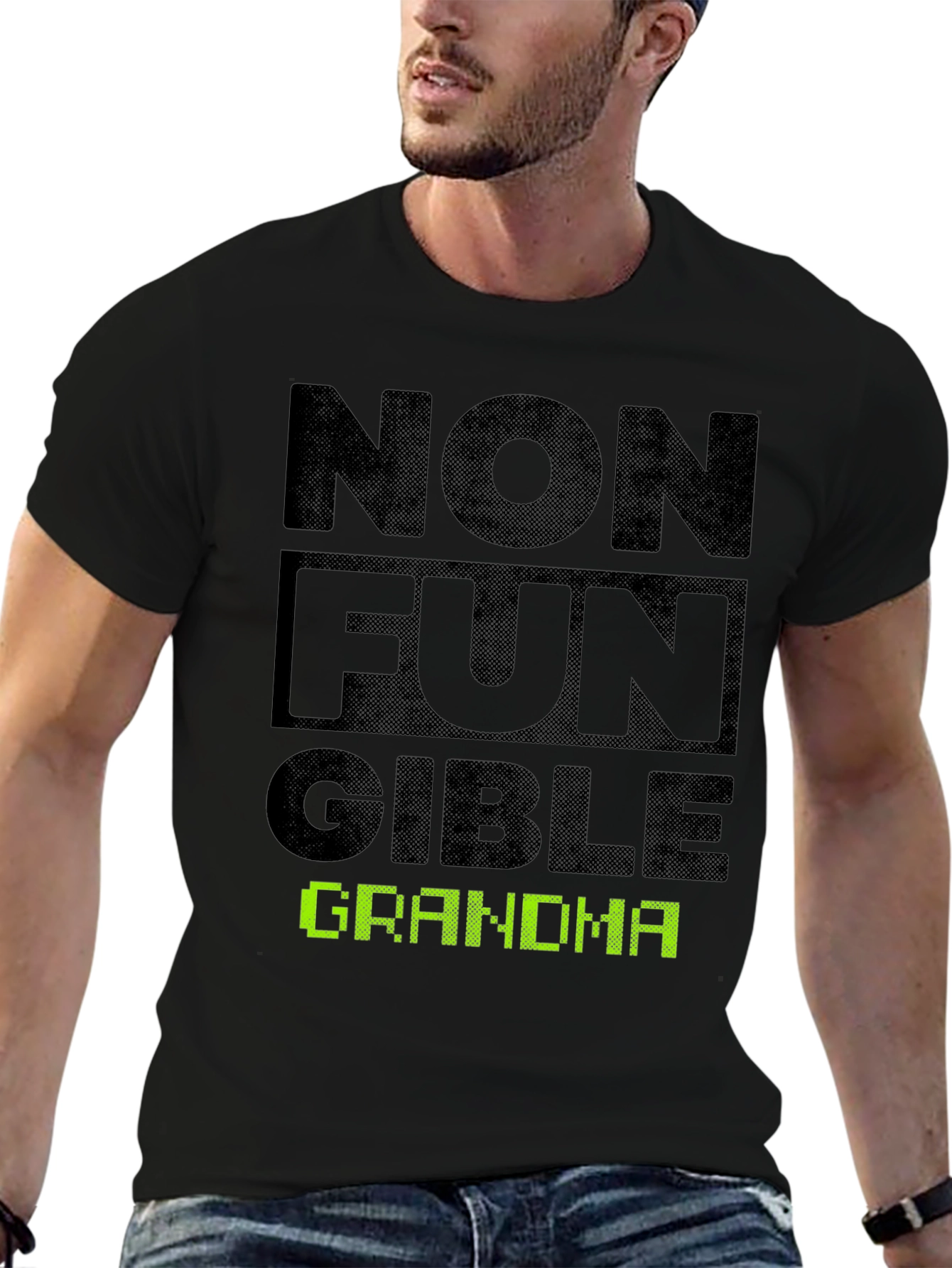 Non Fungible Grandma Graphic T-Shirt - Novelty Tee
