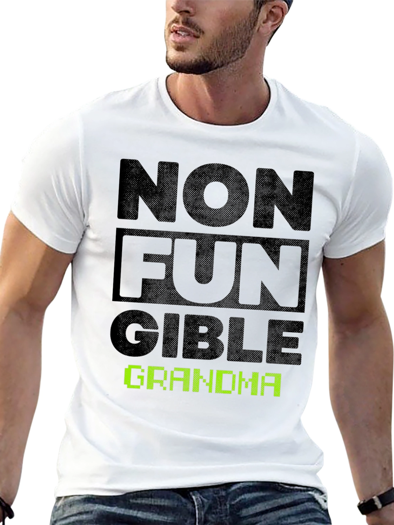 Non Fungible Grandma Graphic T-Shirt - Novelty Tee