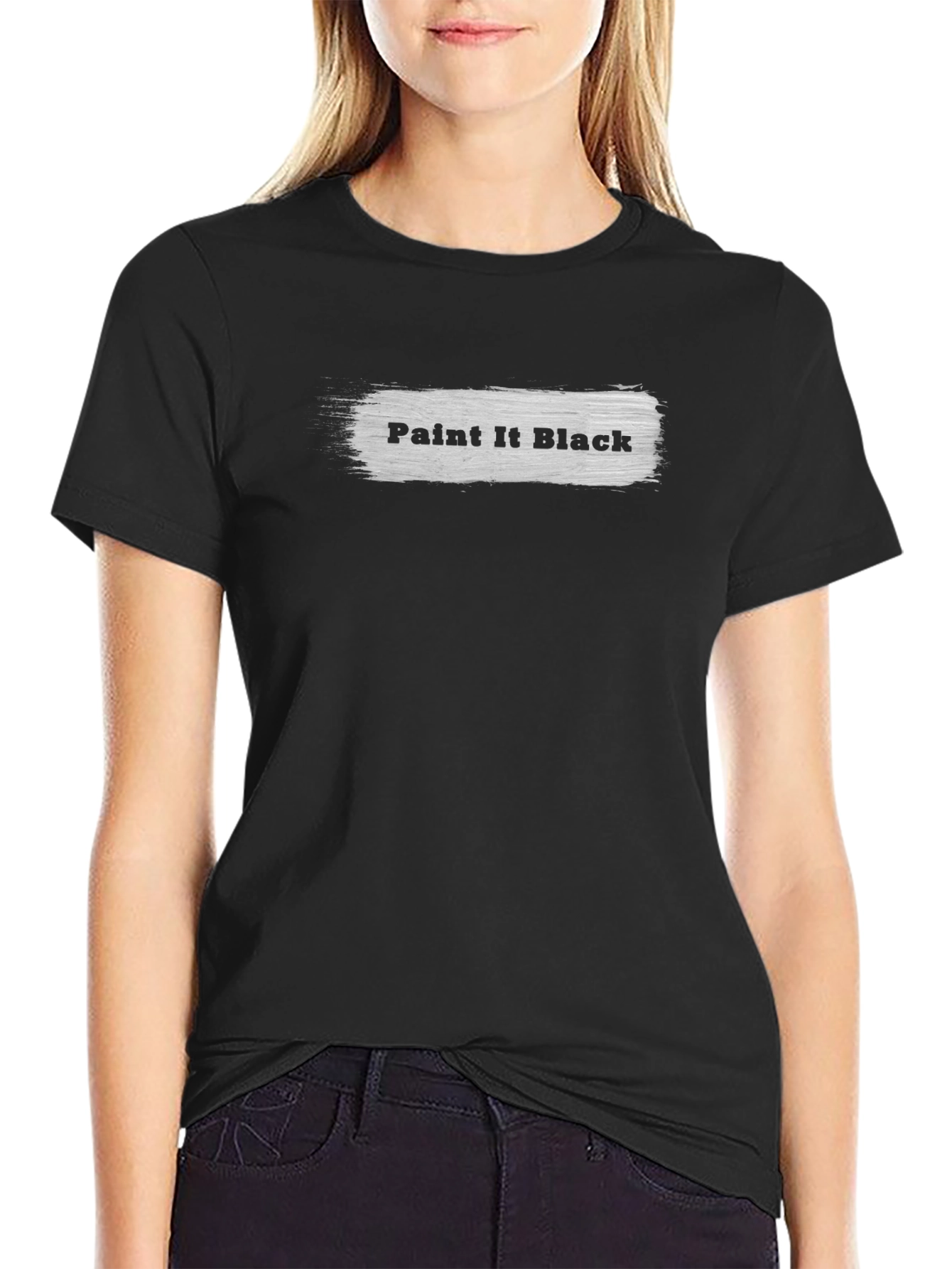 Paint It Black Graphic Tee - Soft Cotton Blend