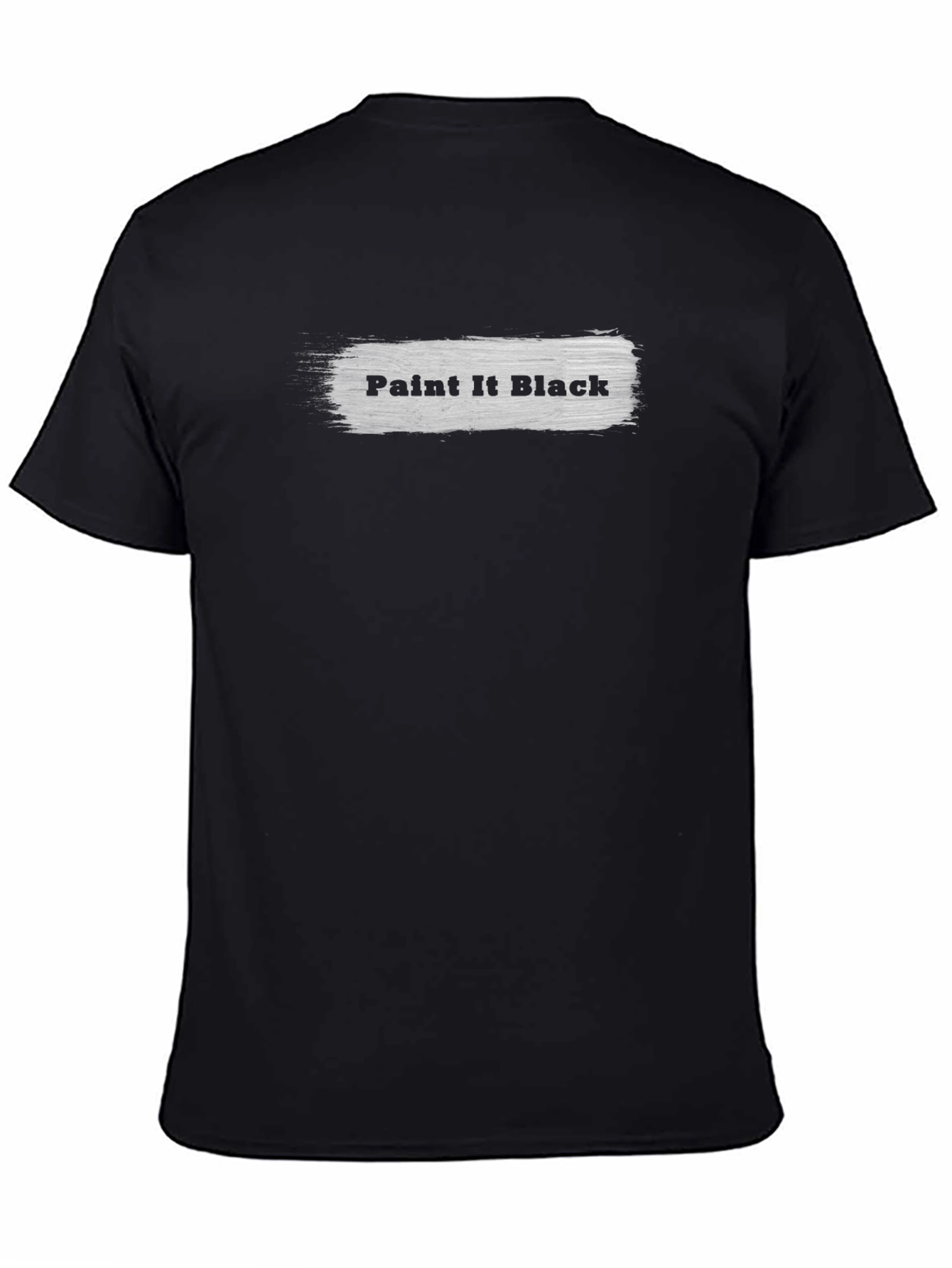 Paint It Black Graphic Tee - Soft Cotton Blend
