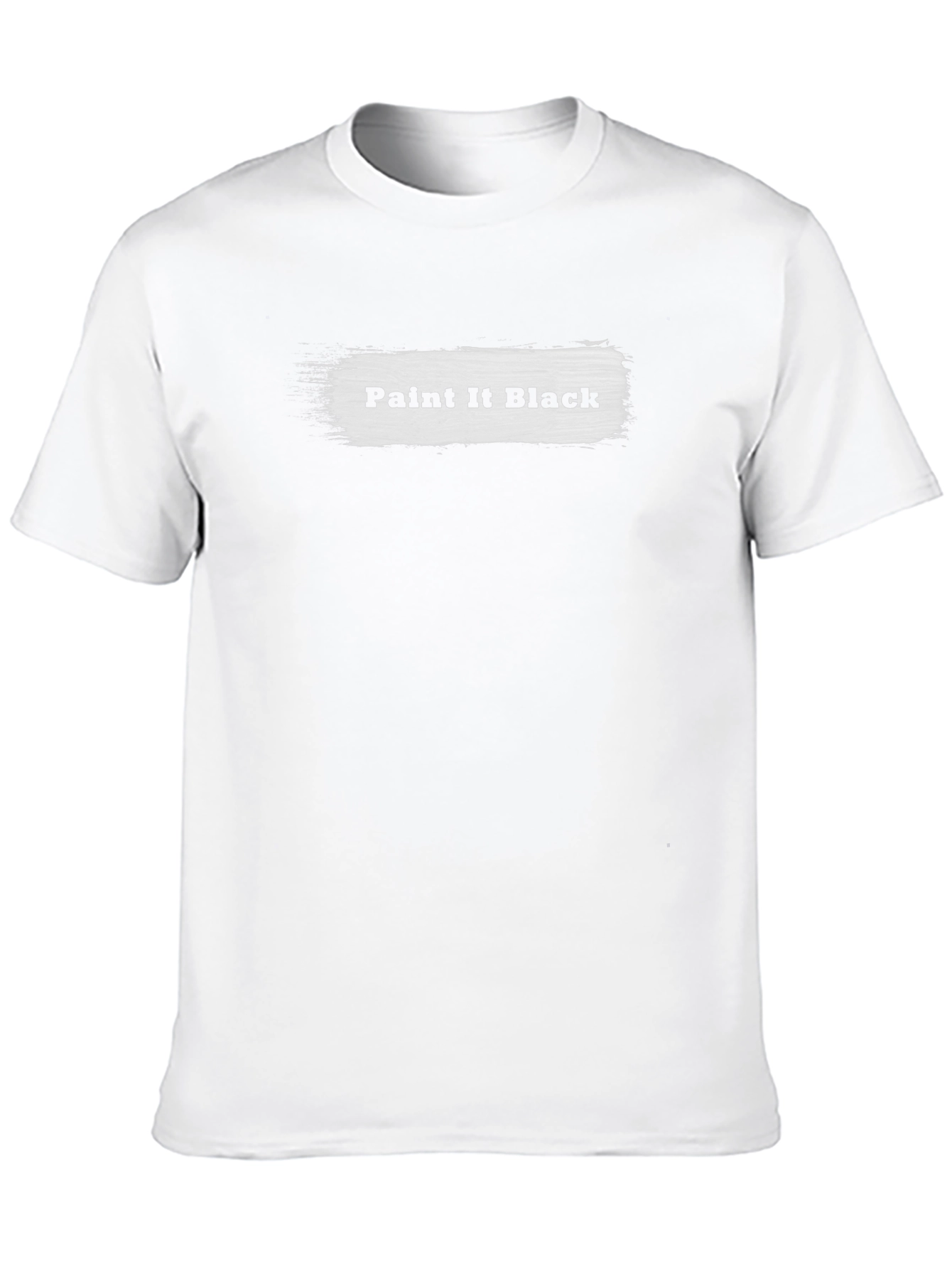 Paint It Black Graphic Tee - Soft Cotton Blend