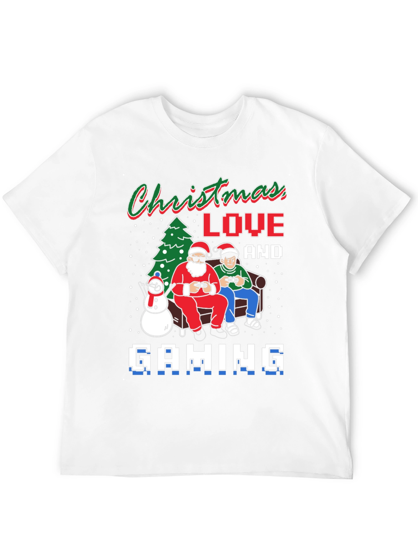 Christmas Love and Gaming T-Shirt