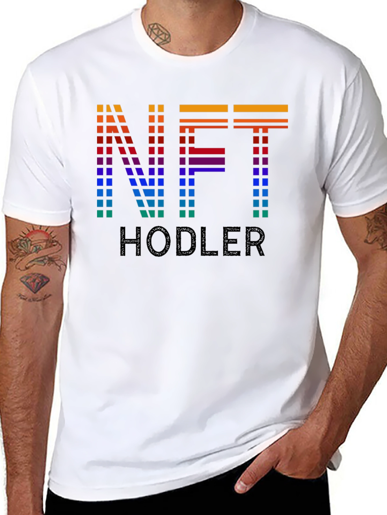 NFT Hodler T-Shirt - Crypto Art Enthusiast Tee