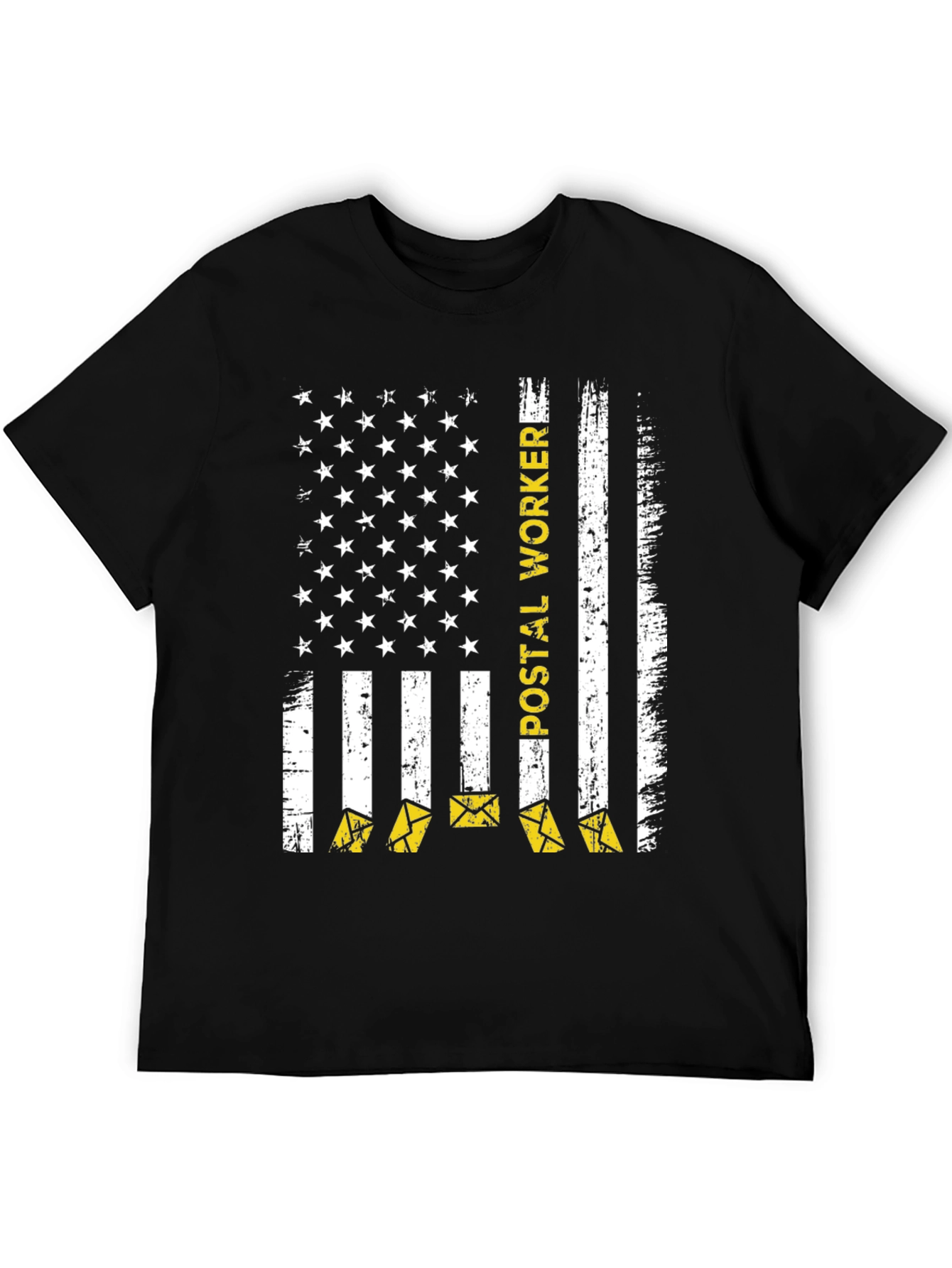 Postal Worker Flag Graphic T-Shirt