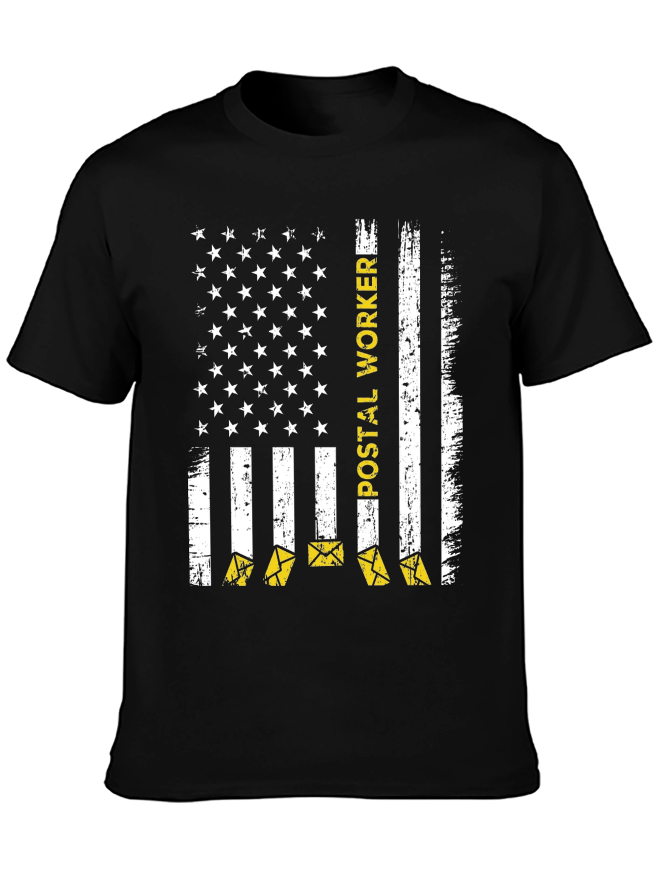 Postal Worker Flag Graphic T-Shirt