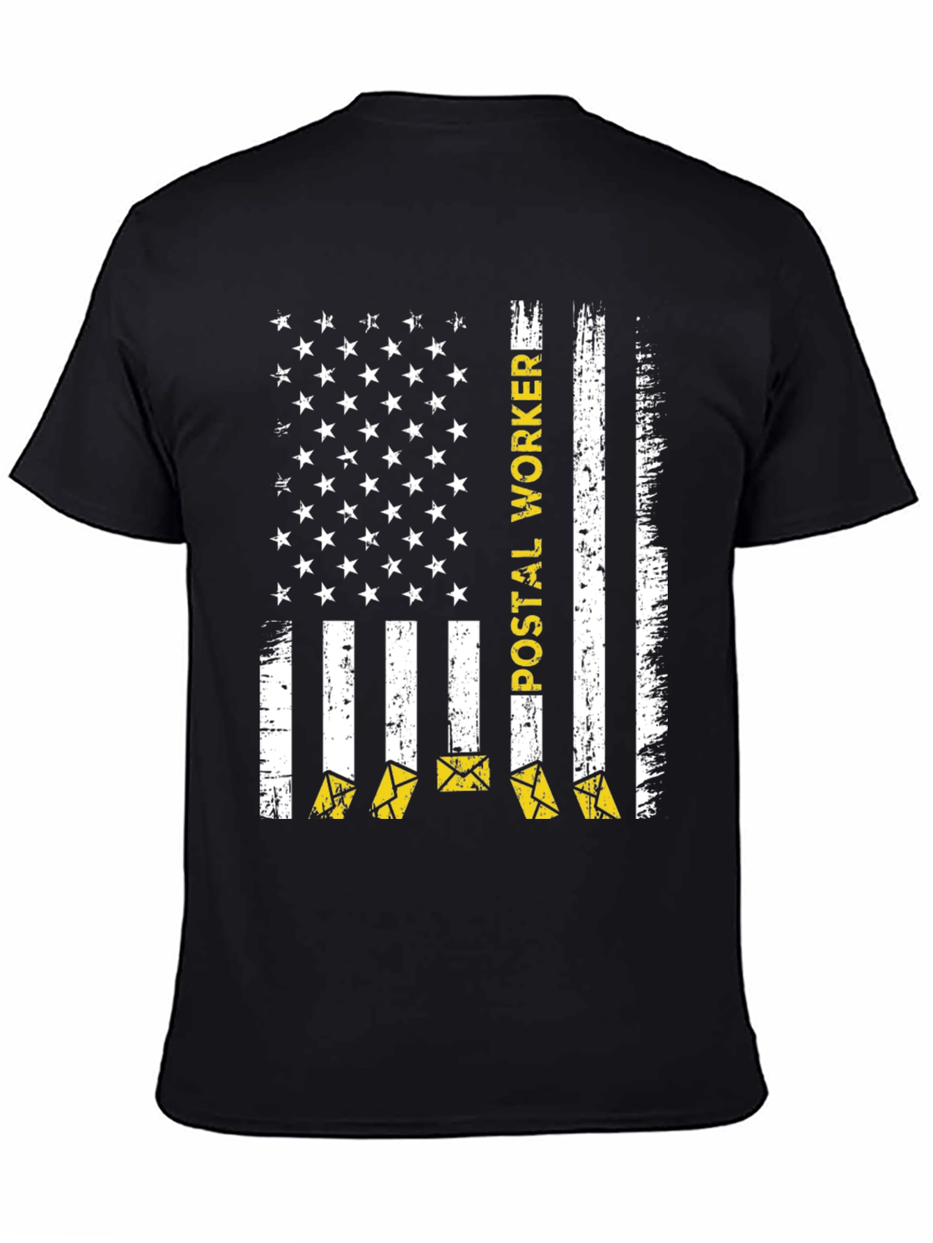 Postal Worker Flag Graphic T-Shirt