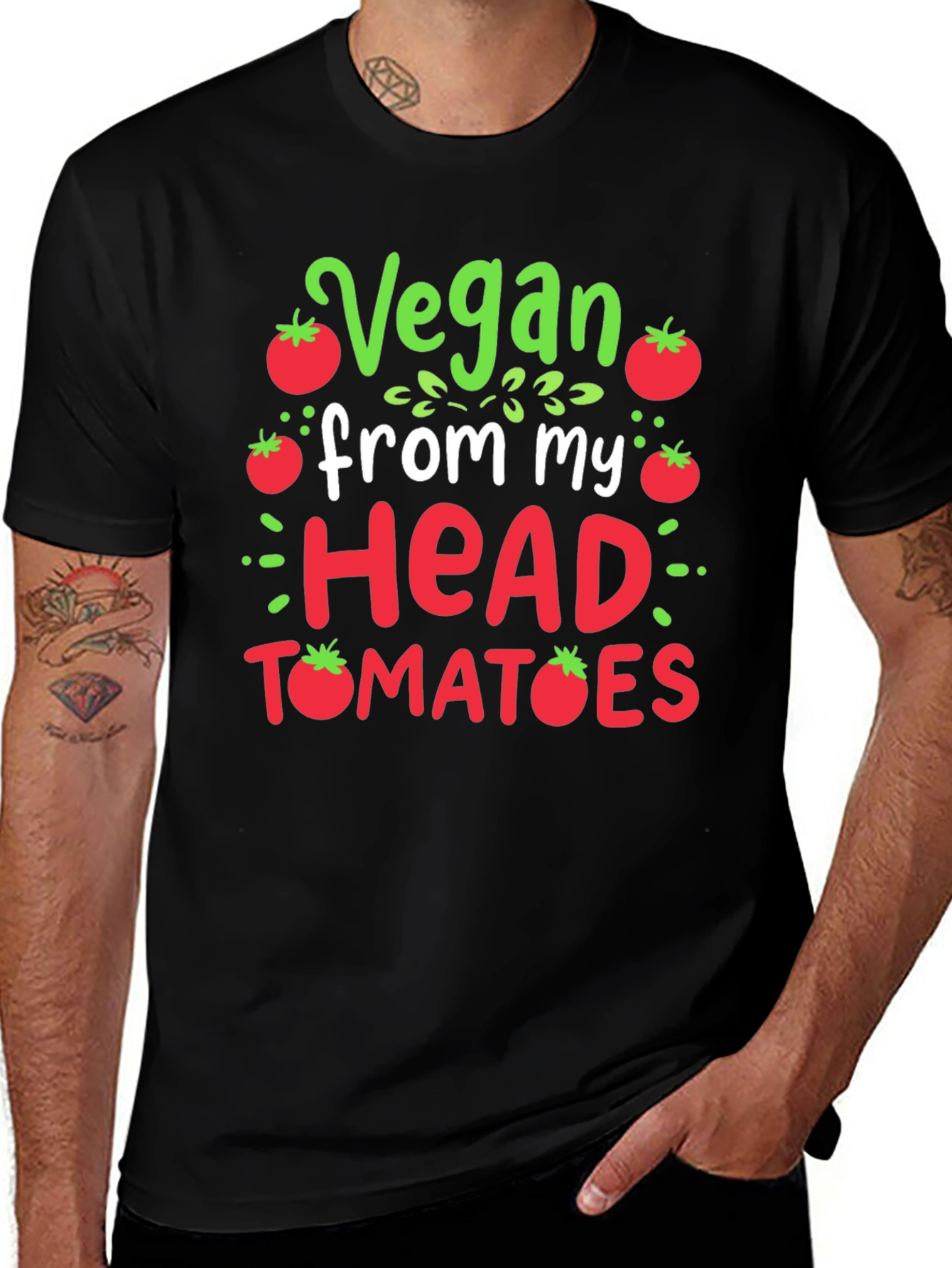 Vegan Tomato T-Shirt - Funny Plant Based Tee