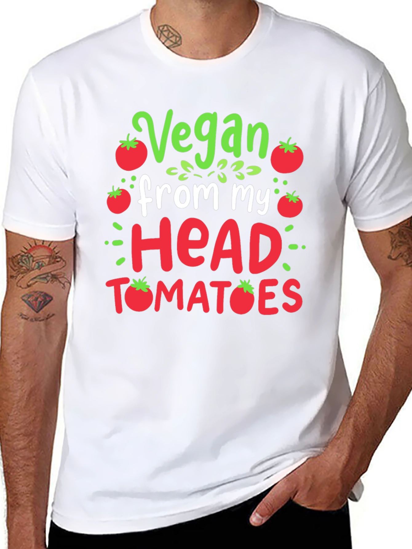Vegan Tomato T-Shirt - Funny Plant Based Tee