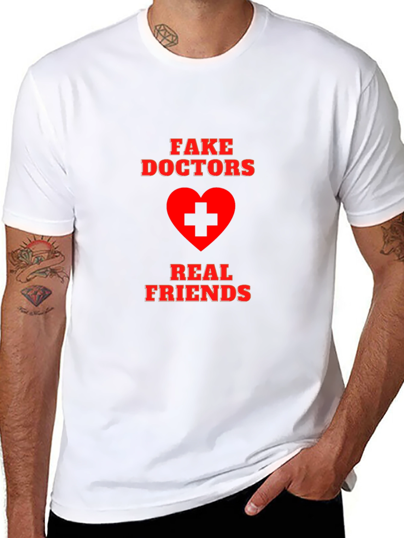 Fake Doctors Real Friends Graphic T-Shirt