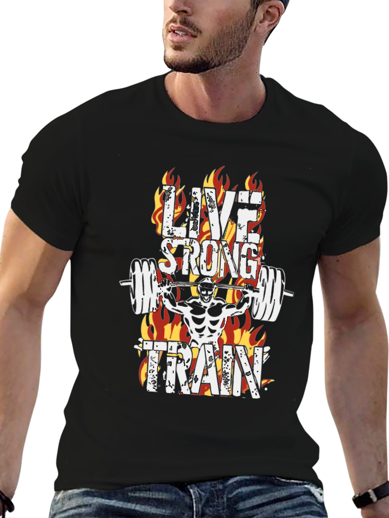 Live Strong Train Hard T-Shirt