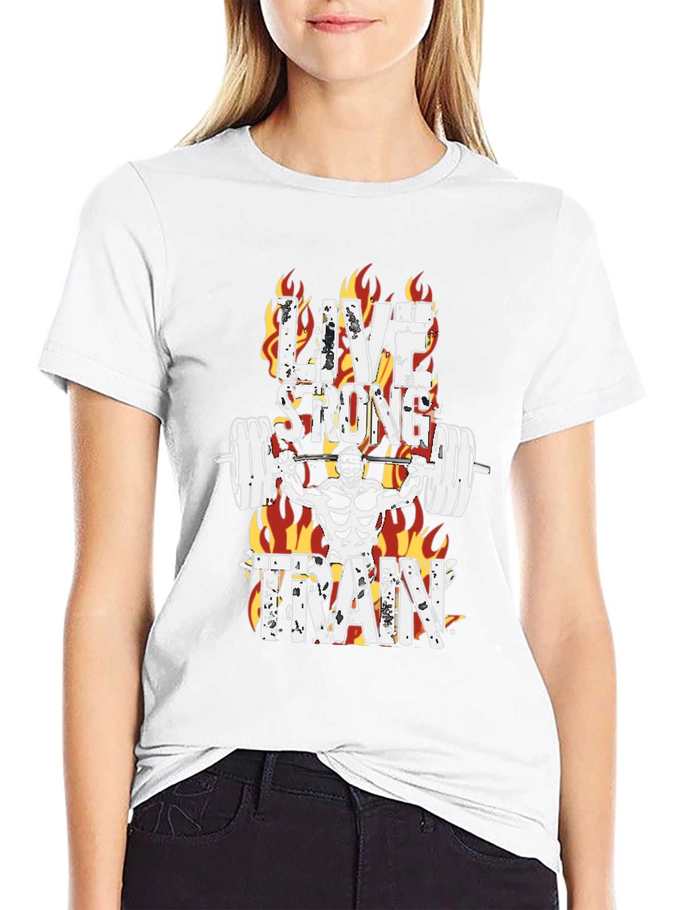 Live Strong Train Hard T-Shirt