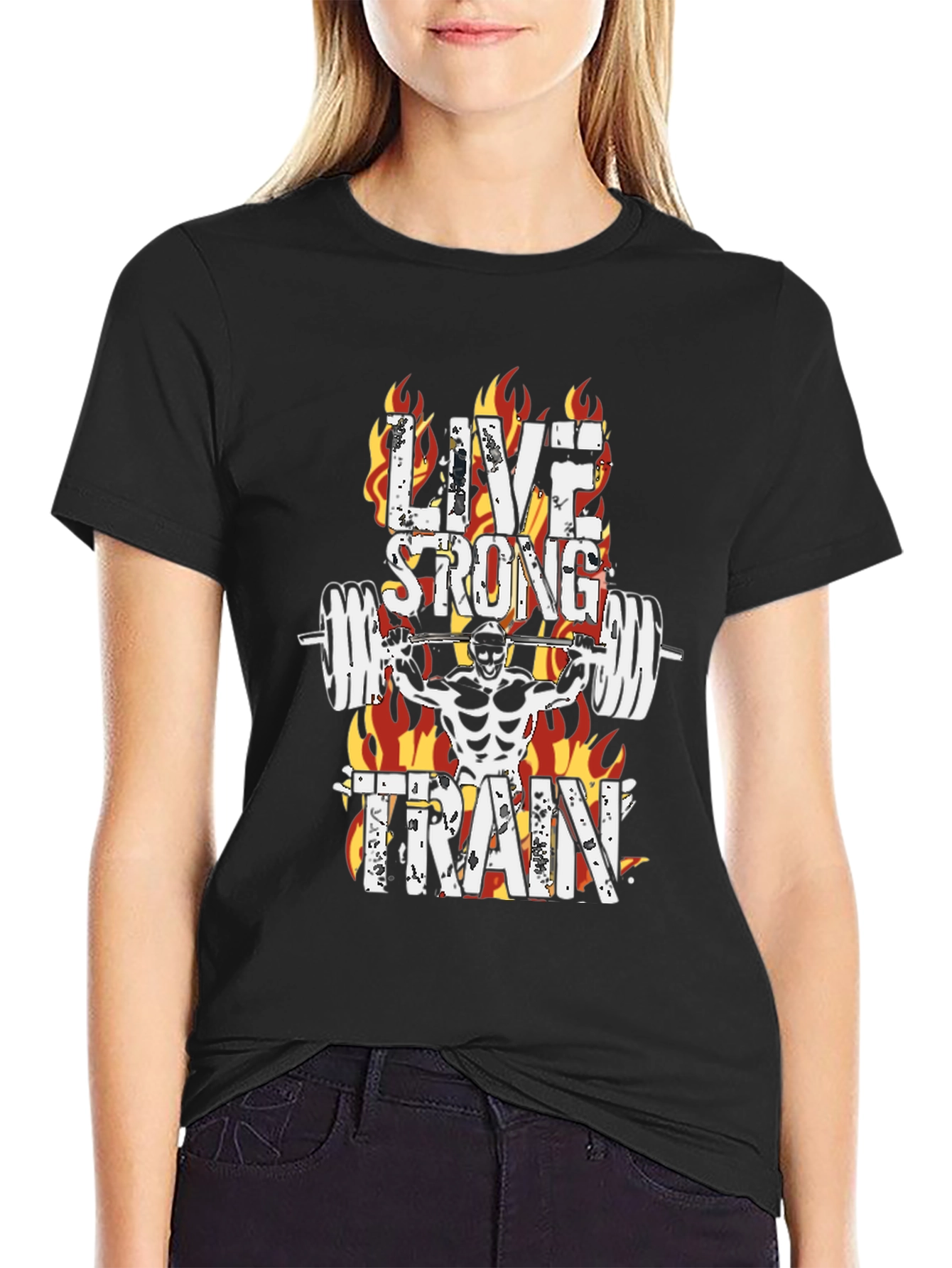 Live Strong Train Hard T-Shirt