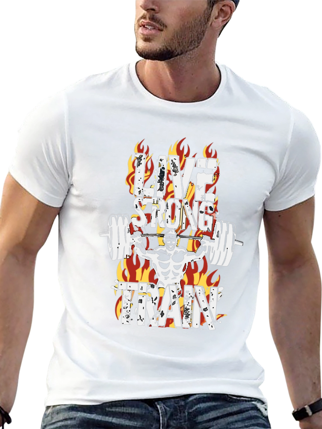 Live Strong Train Hard T-Shirt