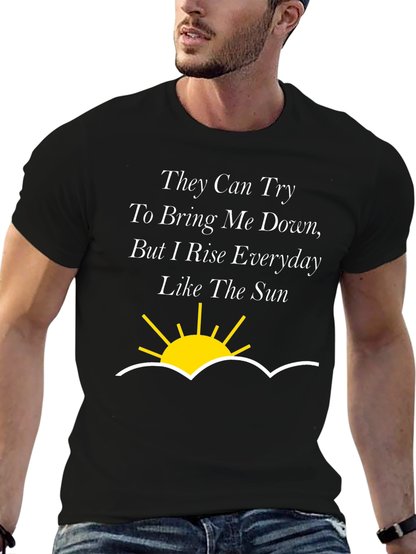 Inspirational Sun Graphic T-Shirt