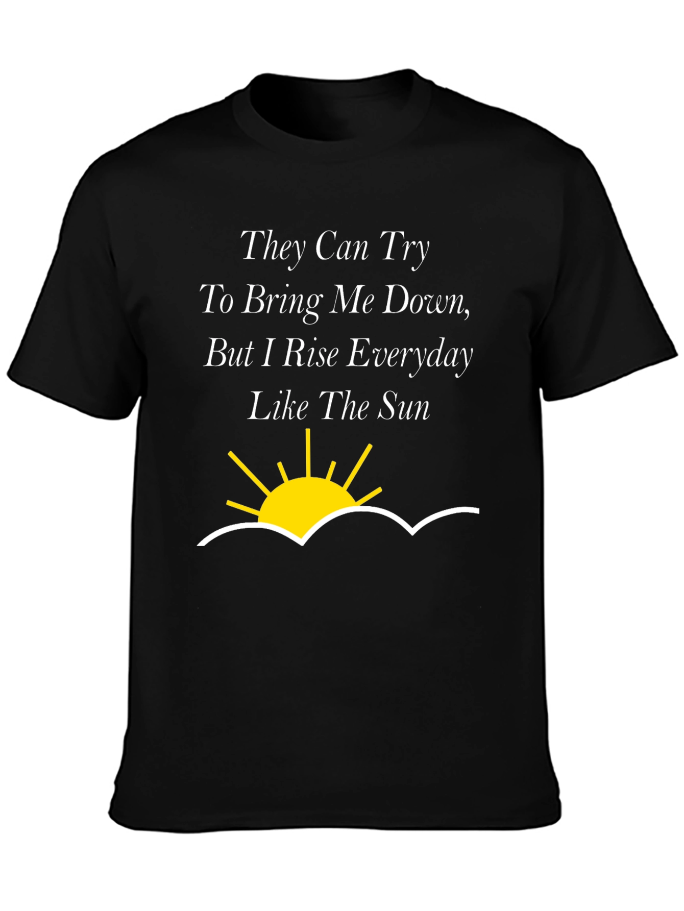 Inspirational Sun Graphic T-Shirt