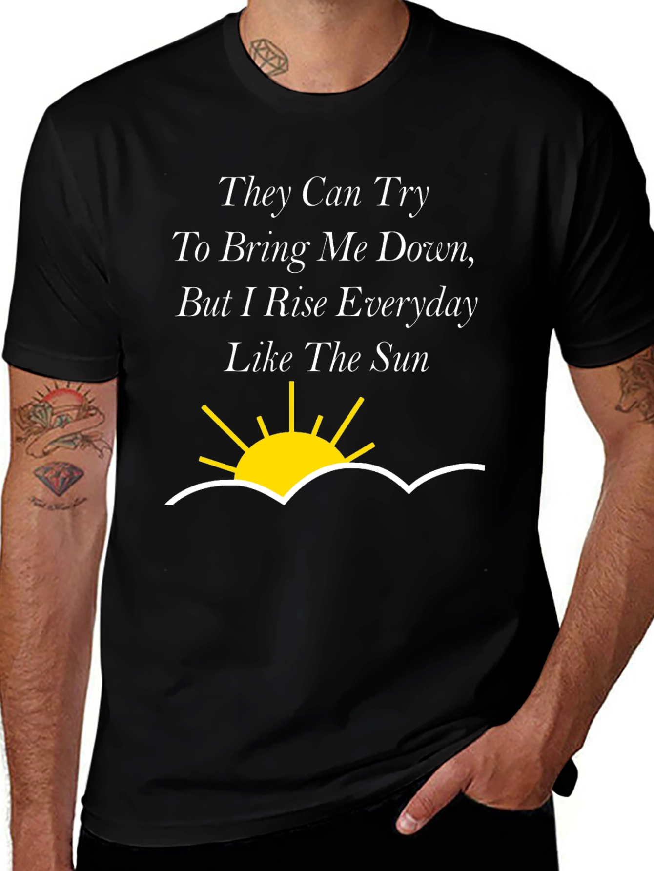 Inspirational Sun Graphic T-Shirt