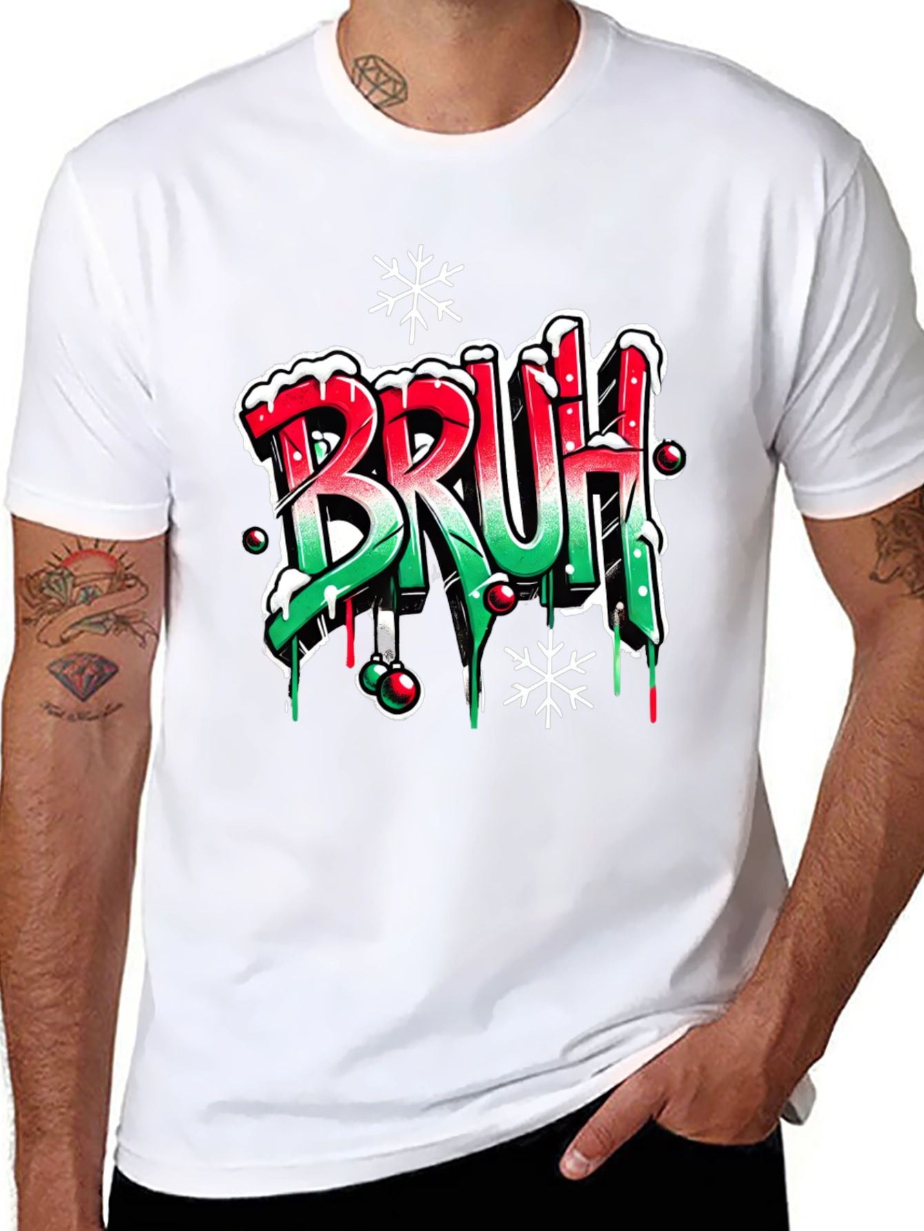 Christmas Bruh Holiday T-Shirt