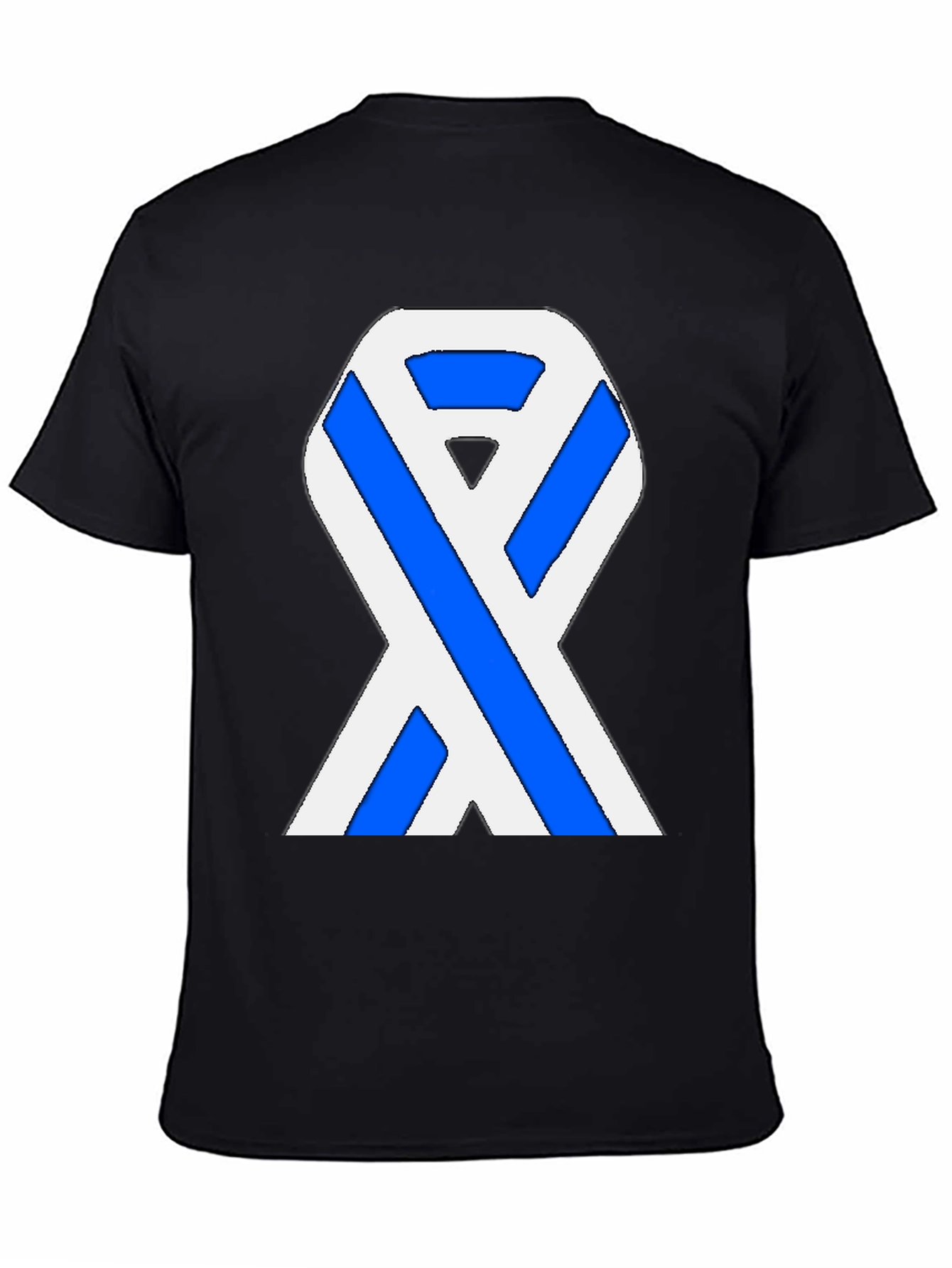 Ribbon Graphic Black T-Shirt