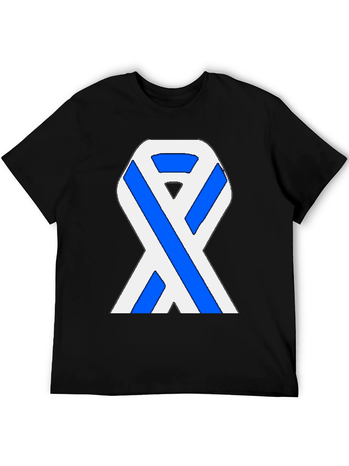 Ribbon Graphic Black T-Shirt