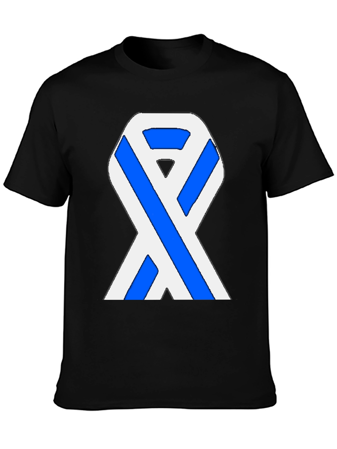 Ribbon Graphic Black T-Shirt