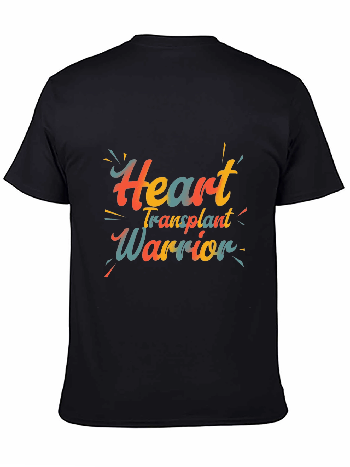 Heart Transplant Warrior Graphic Tee - Black