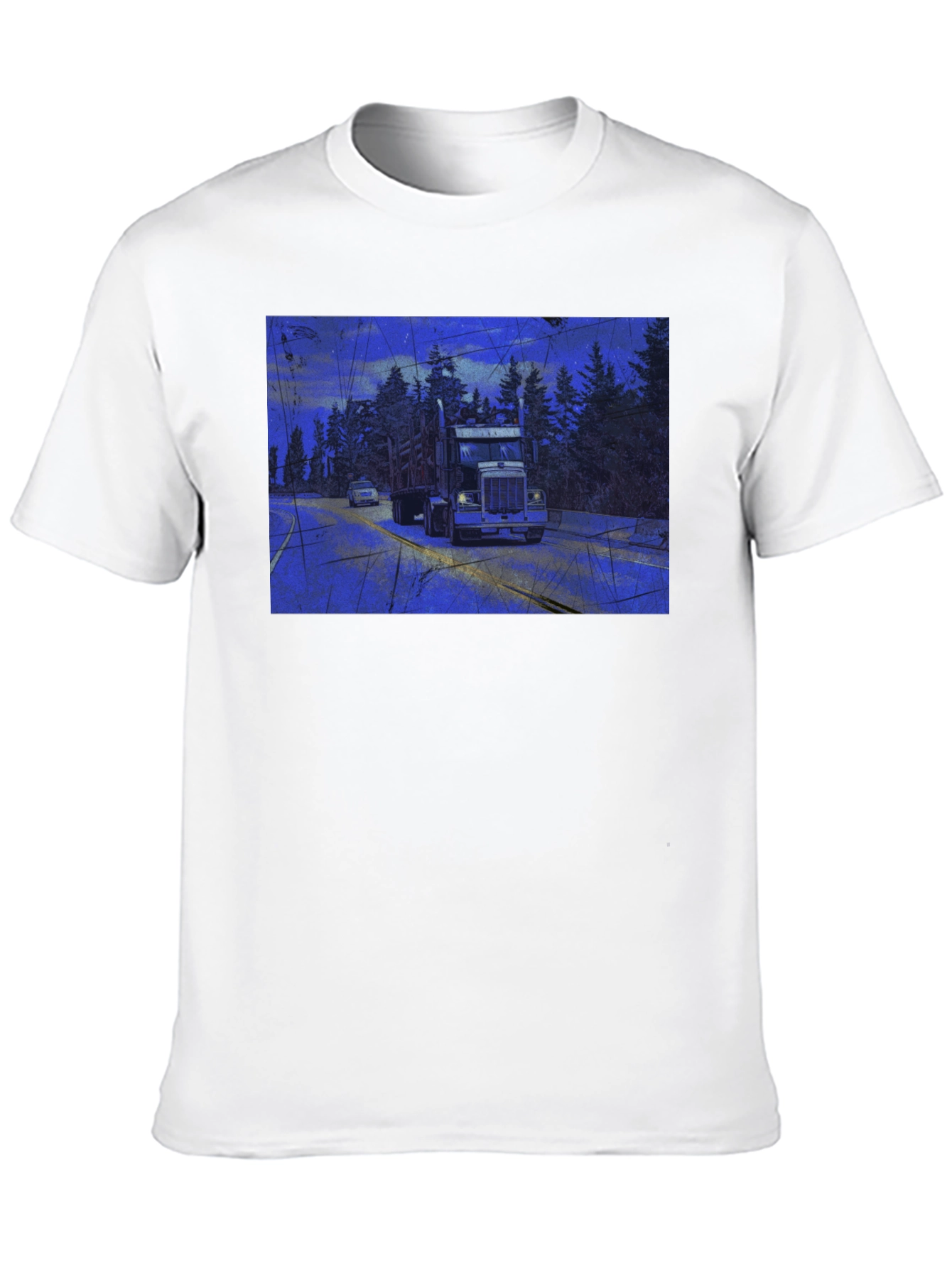 Truck Graphic Tee - Night Drive Design