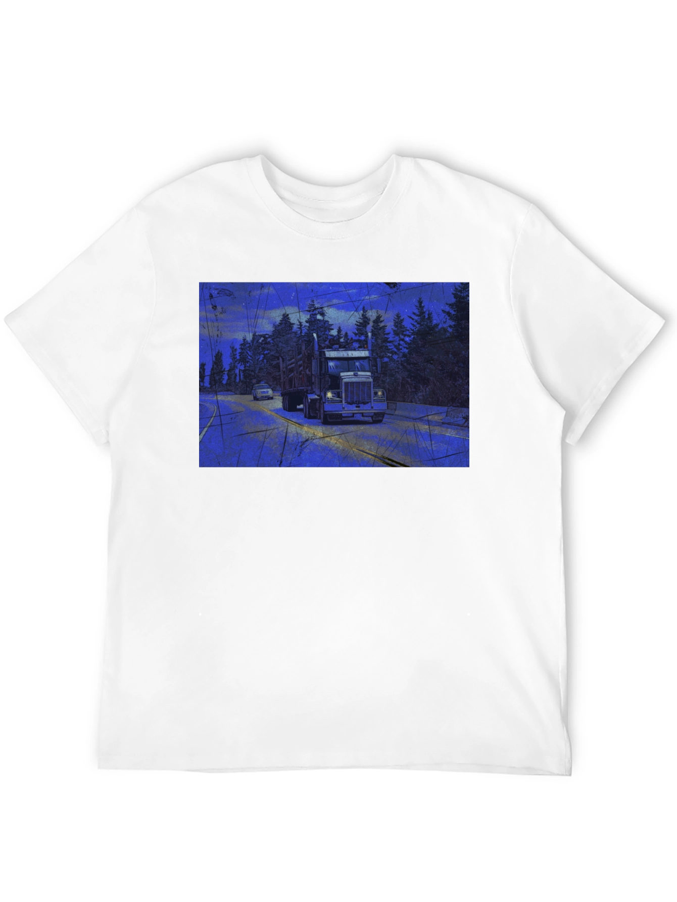 Truck Graphic Tee - Night Drive Design
