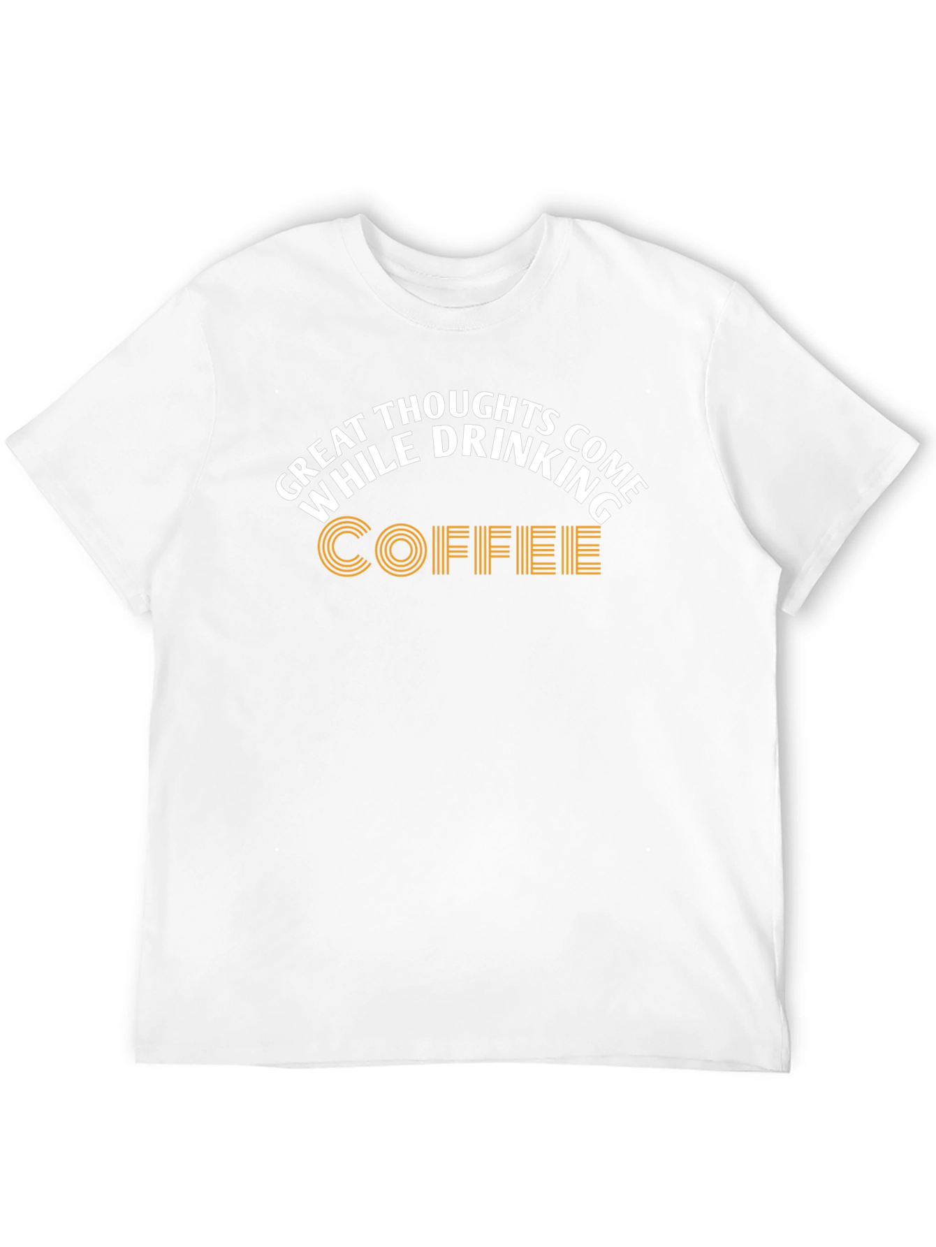 Great Thoughts Coffee Graphic T-Shirt
