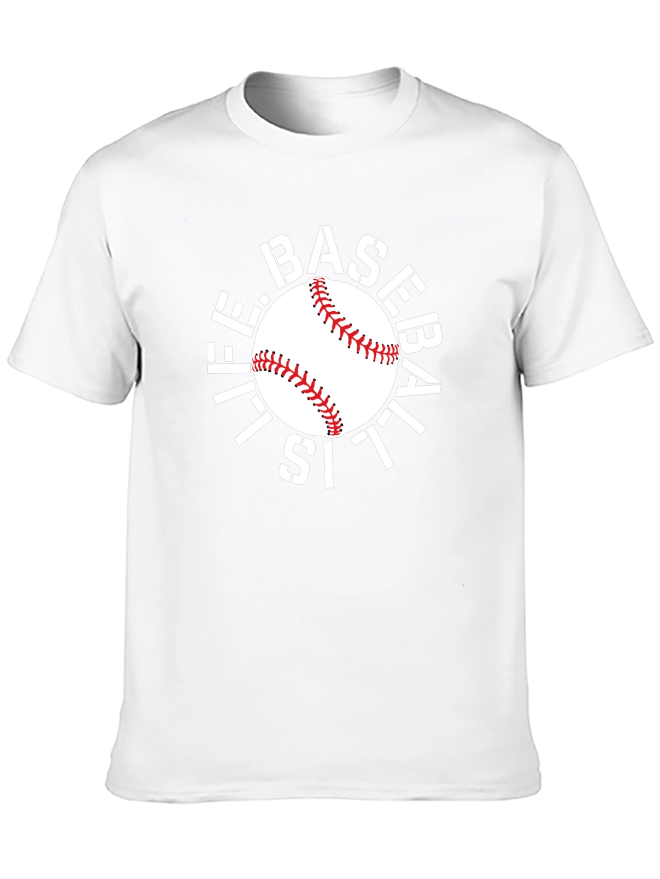 Life Is Baseball Graphic Tee - Black
