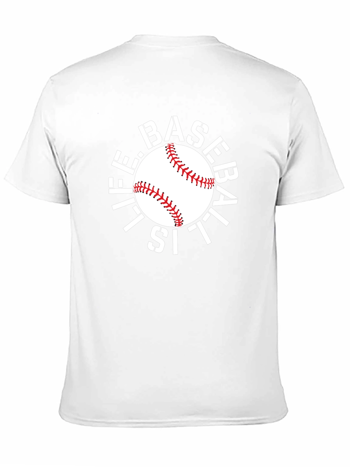 Life Is Baseball Graphic Tee - Black
