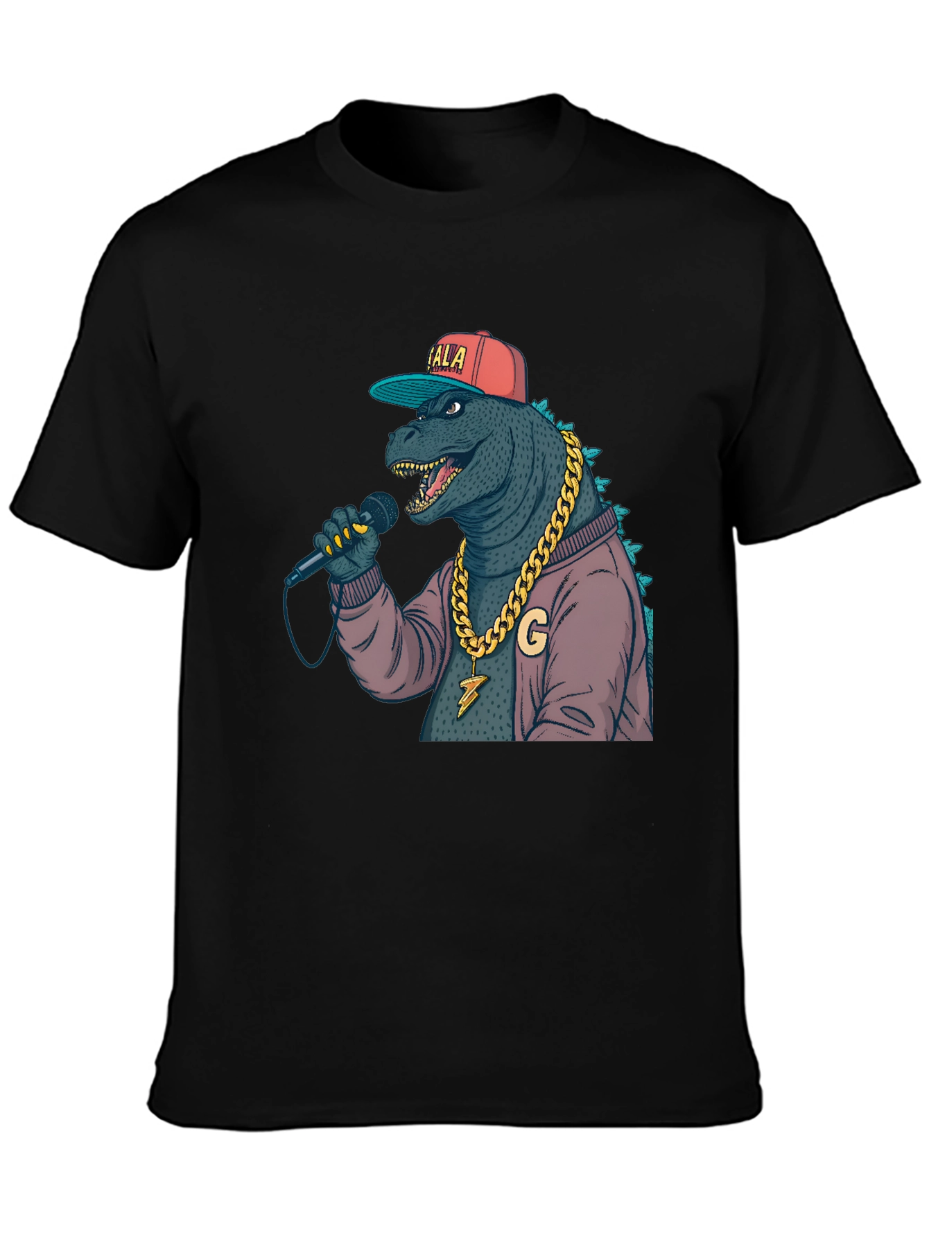Rapper Godzilla Graphic T-Shirt