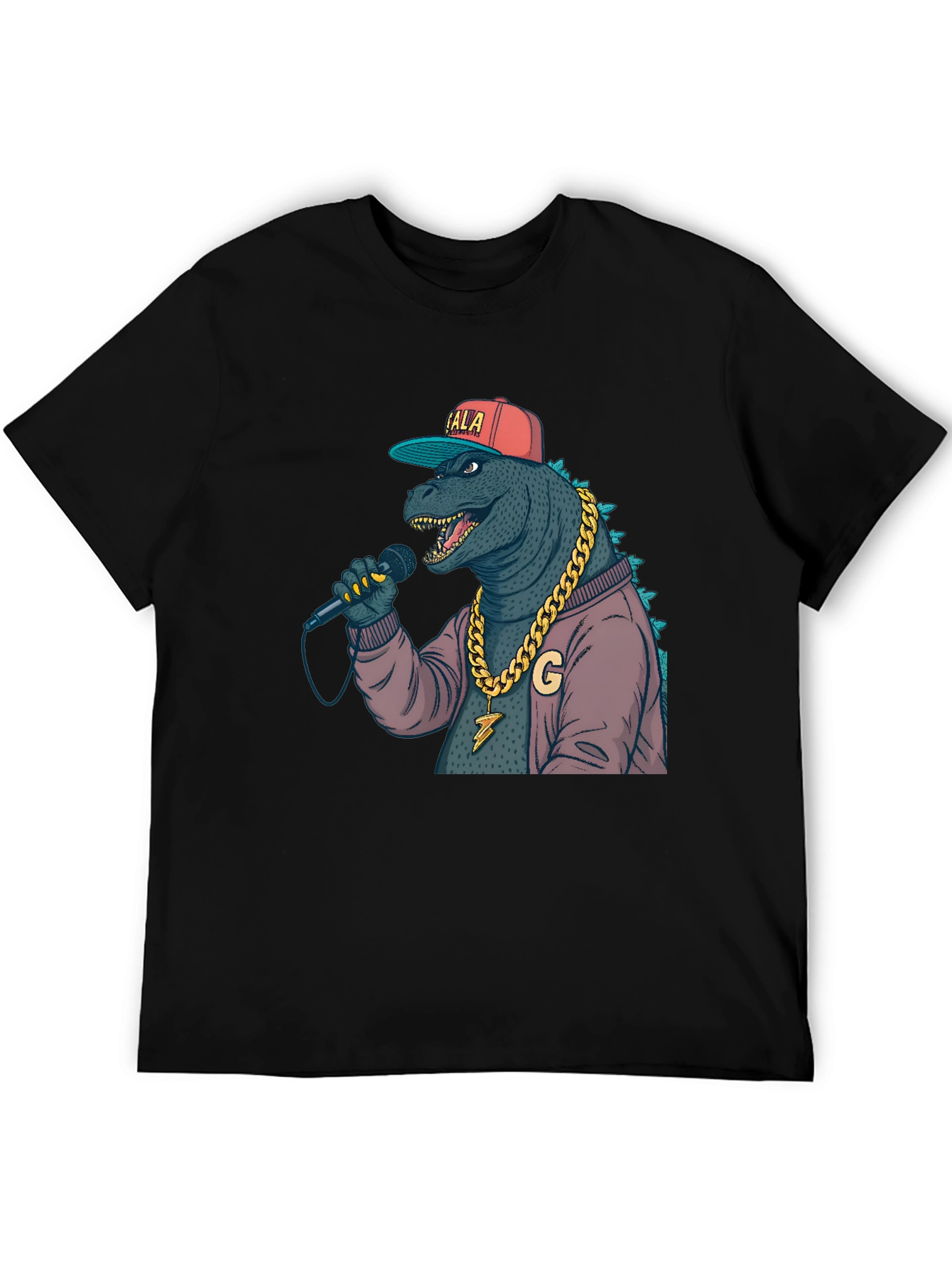 Rapper Godzilla Graphic T-Shirt