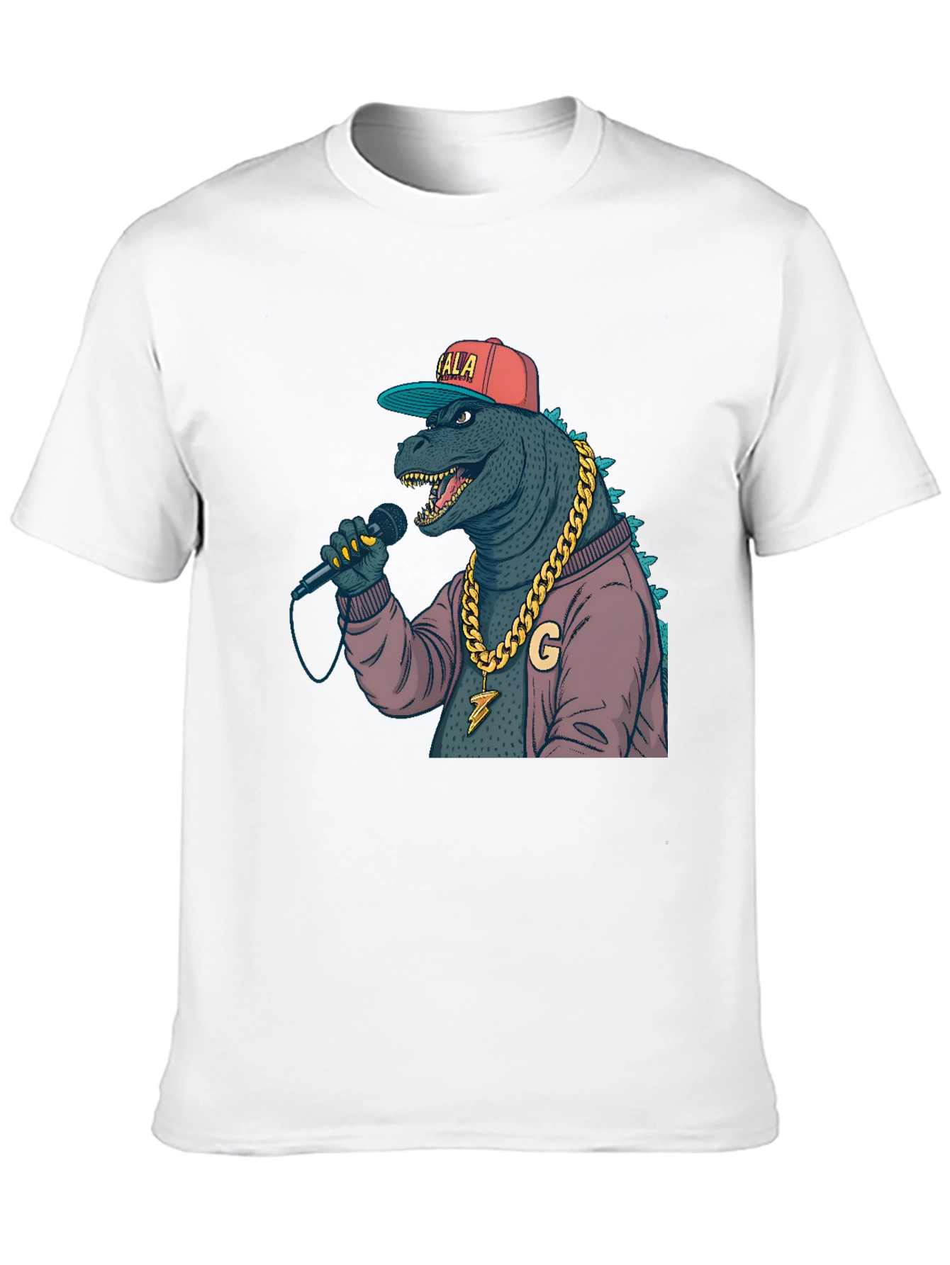 Rapper Godzilla Graphic T-Shirt