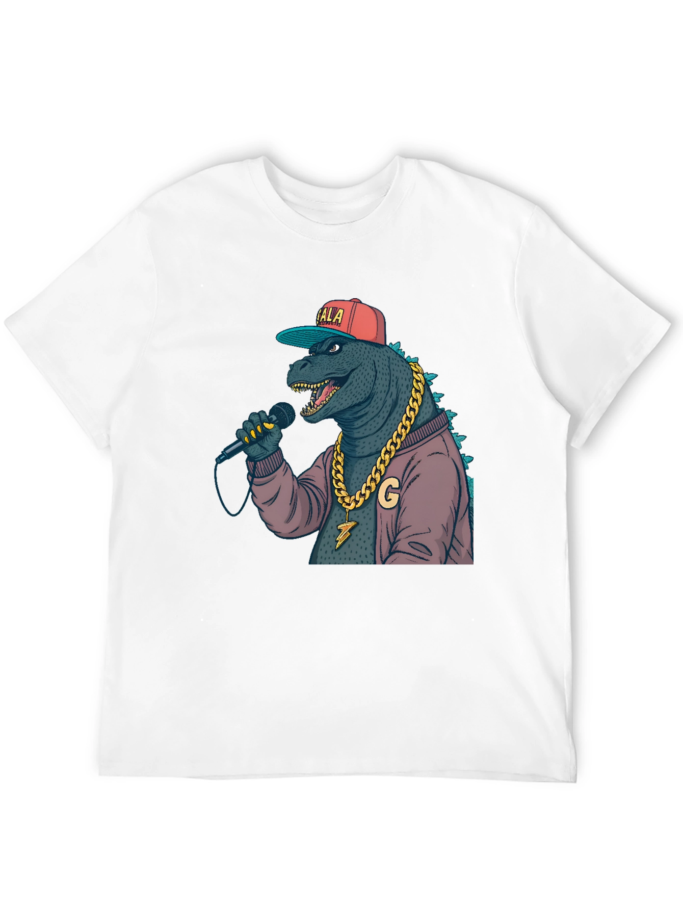 Rapper Godzilla Graphic T-Shirt