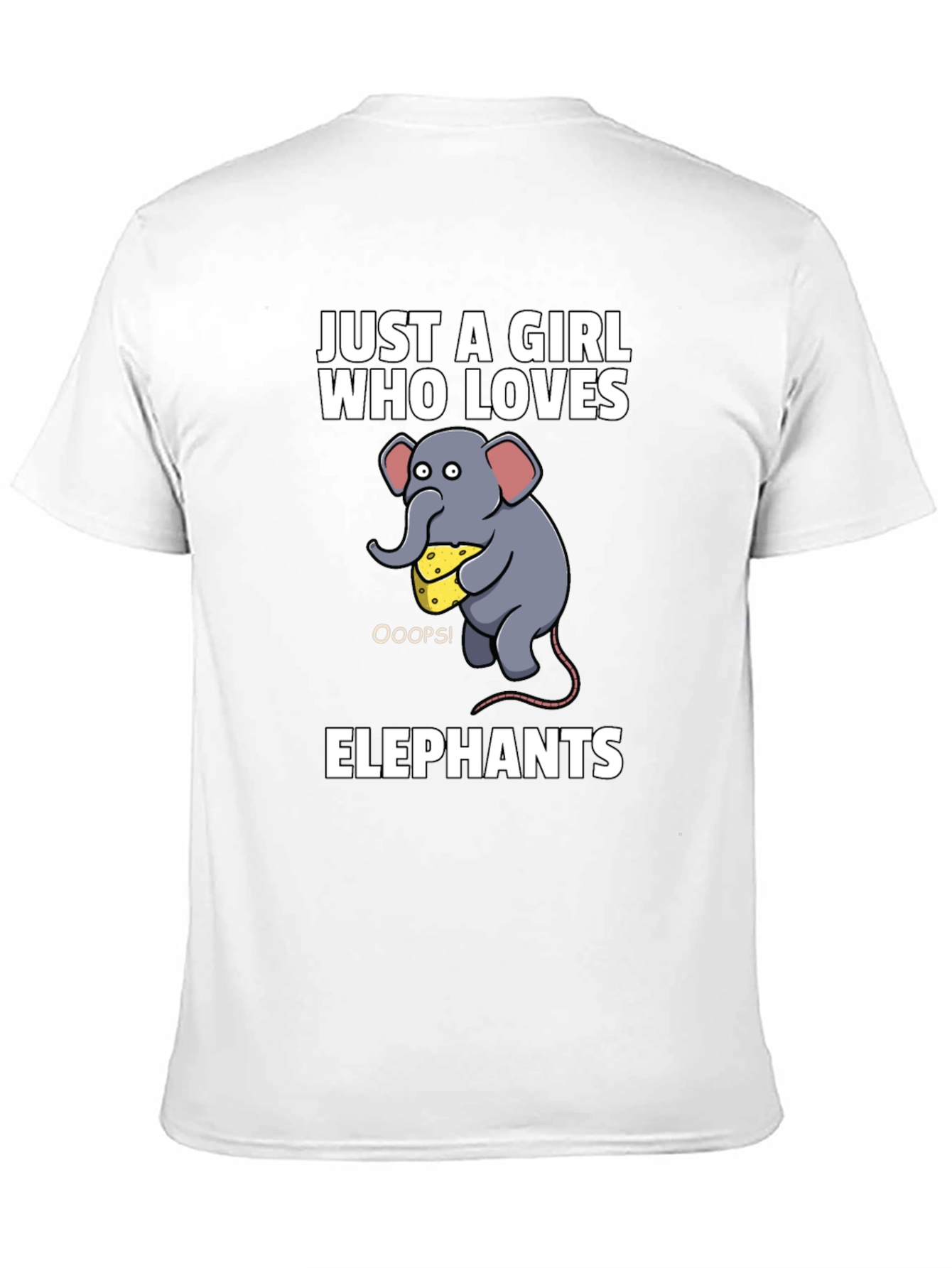 Just a Girl Who Loves Elephants Graphic Tee