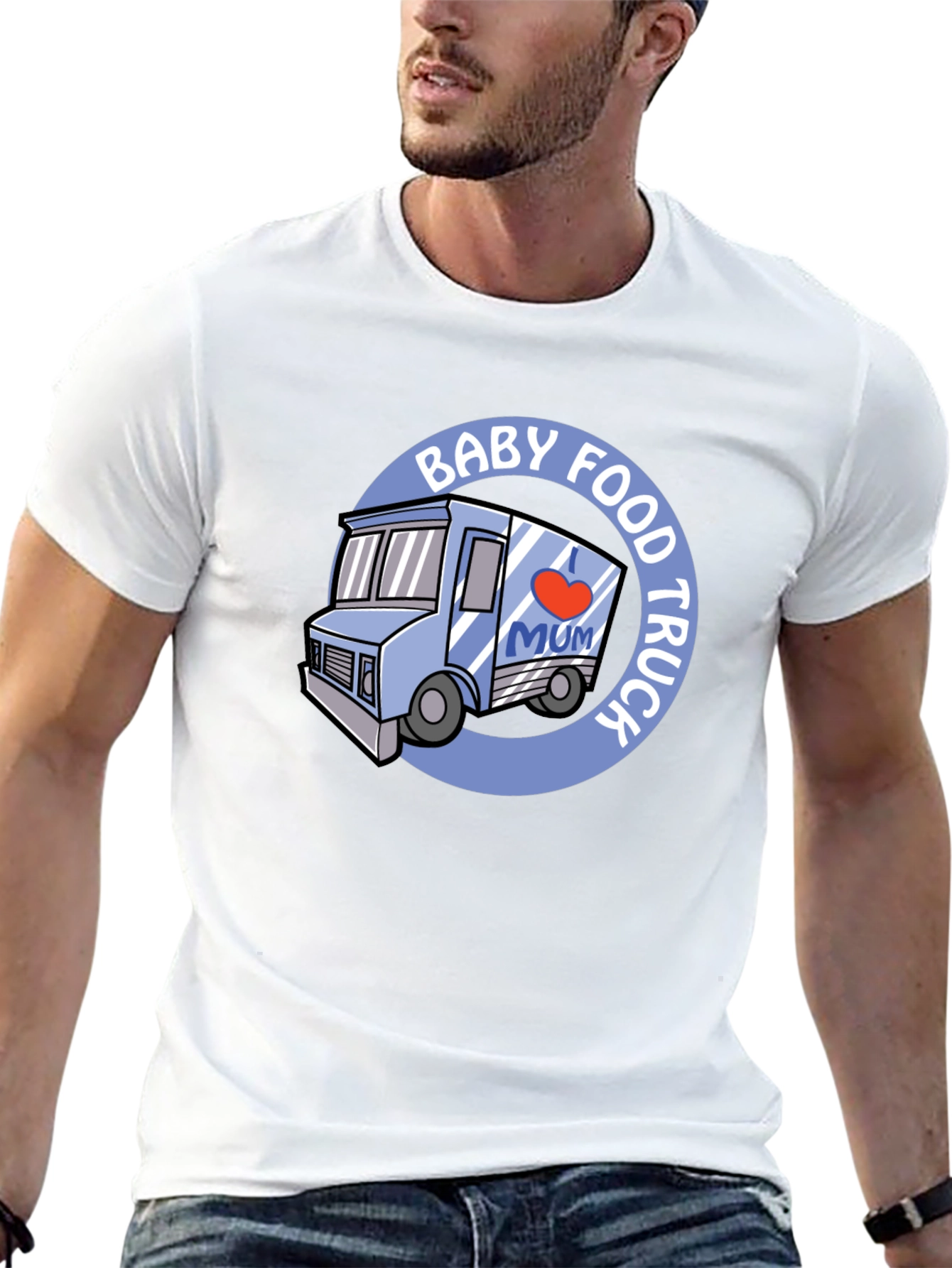 Baby Food Truck Mum T-Shirt