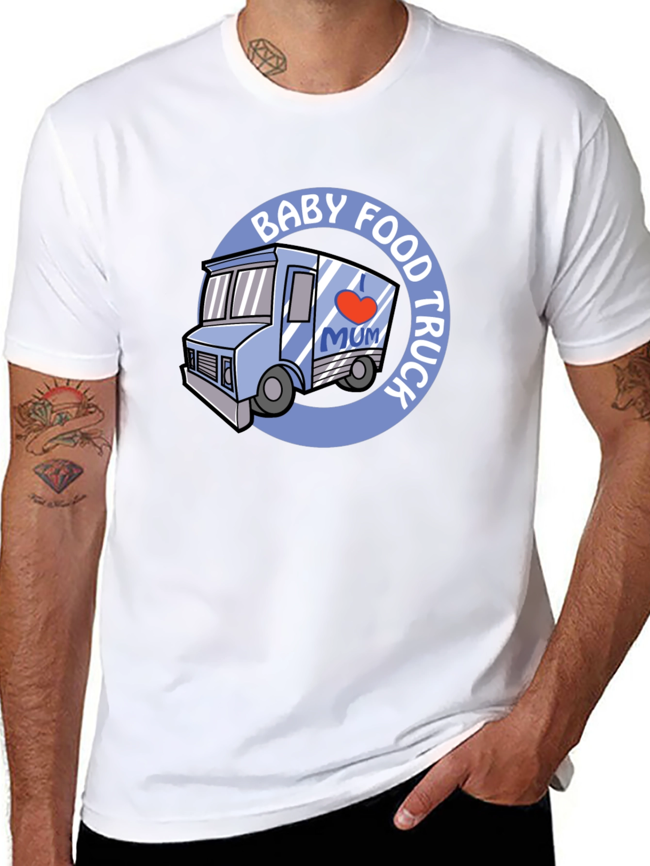 Baby Food Truck Mum T-Shirt