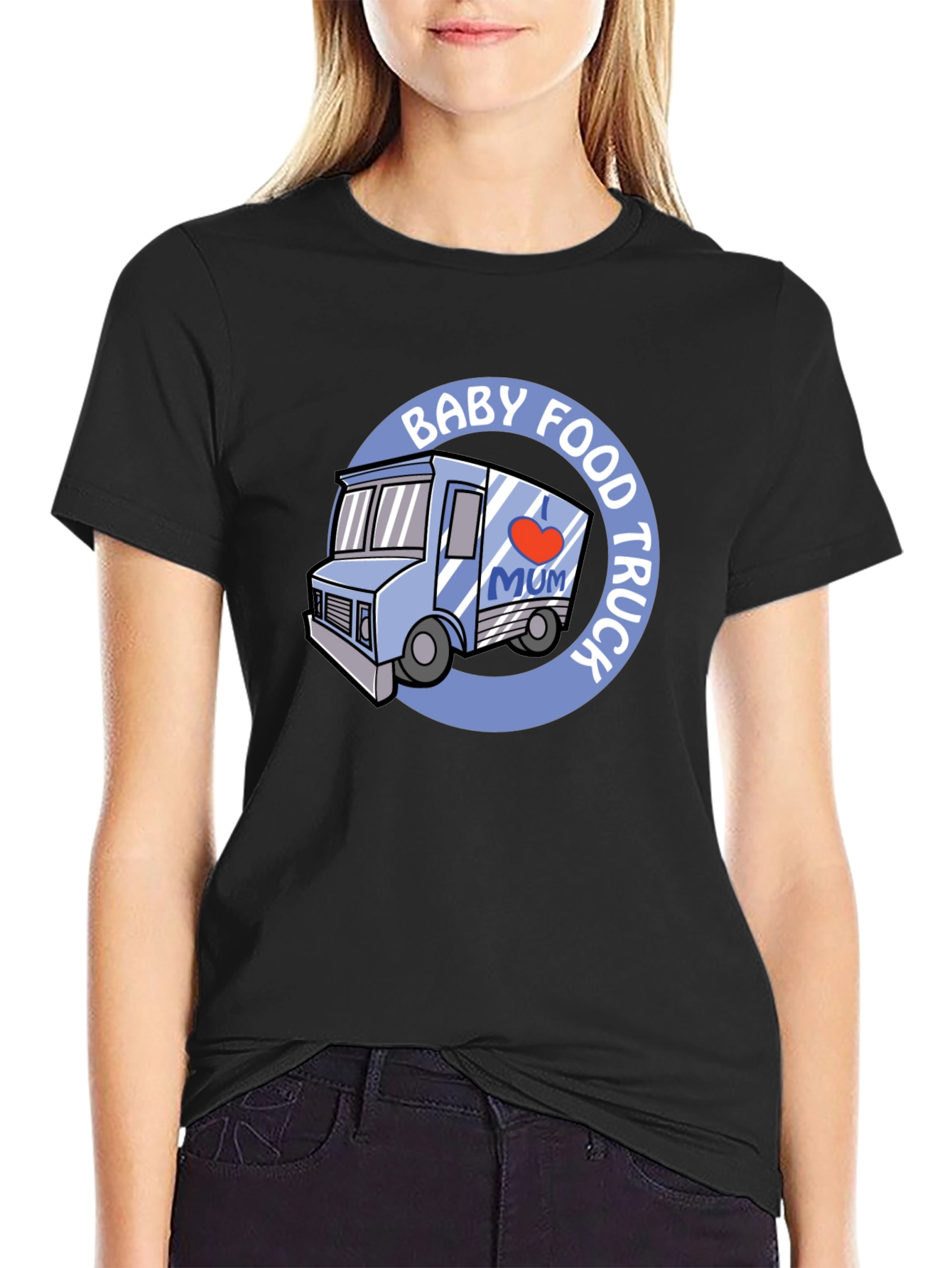 Baby Food Truck Mum T-Shirt