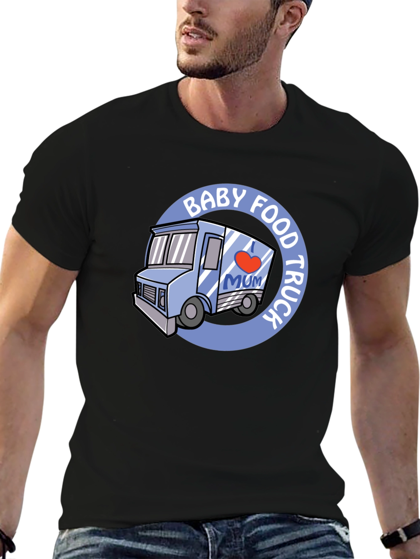 Baby Food Truck Mum T-Shirt