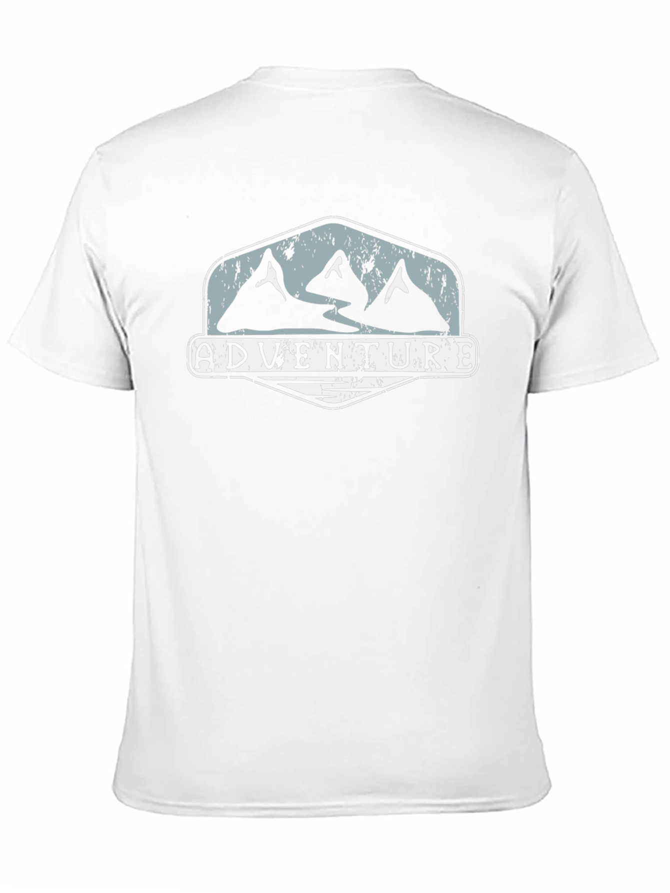 Adventure Graphic Tee - Mountain Design Black Shirt