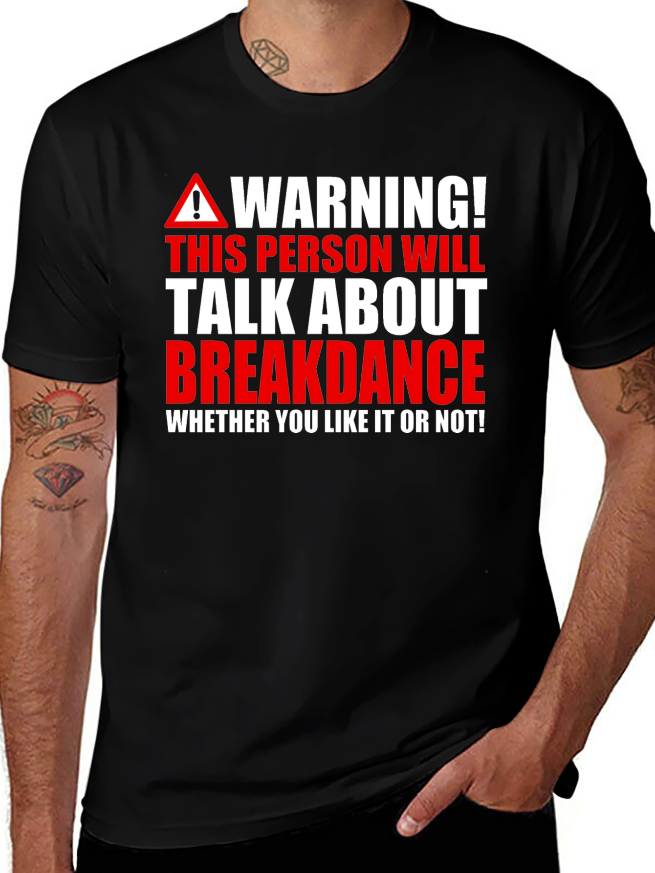 Warning Breakdance T-Shirt - Talk About It!