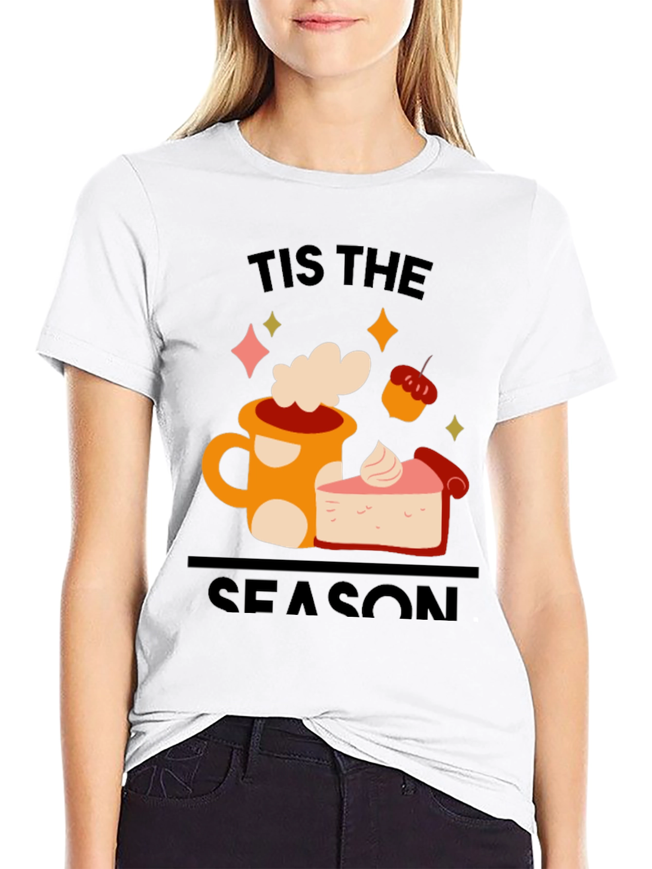 Tis The Season T-Shirt Coffee & Pie Graphic Tee